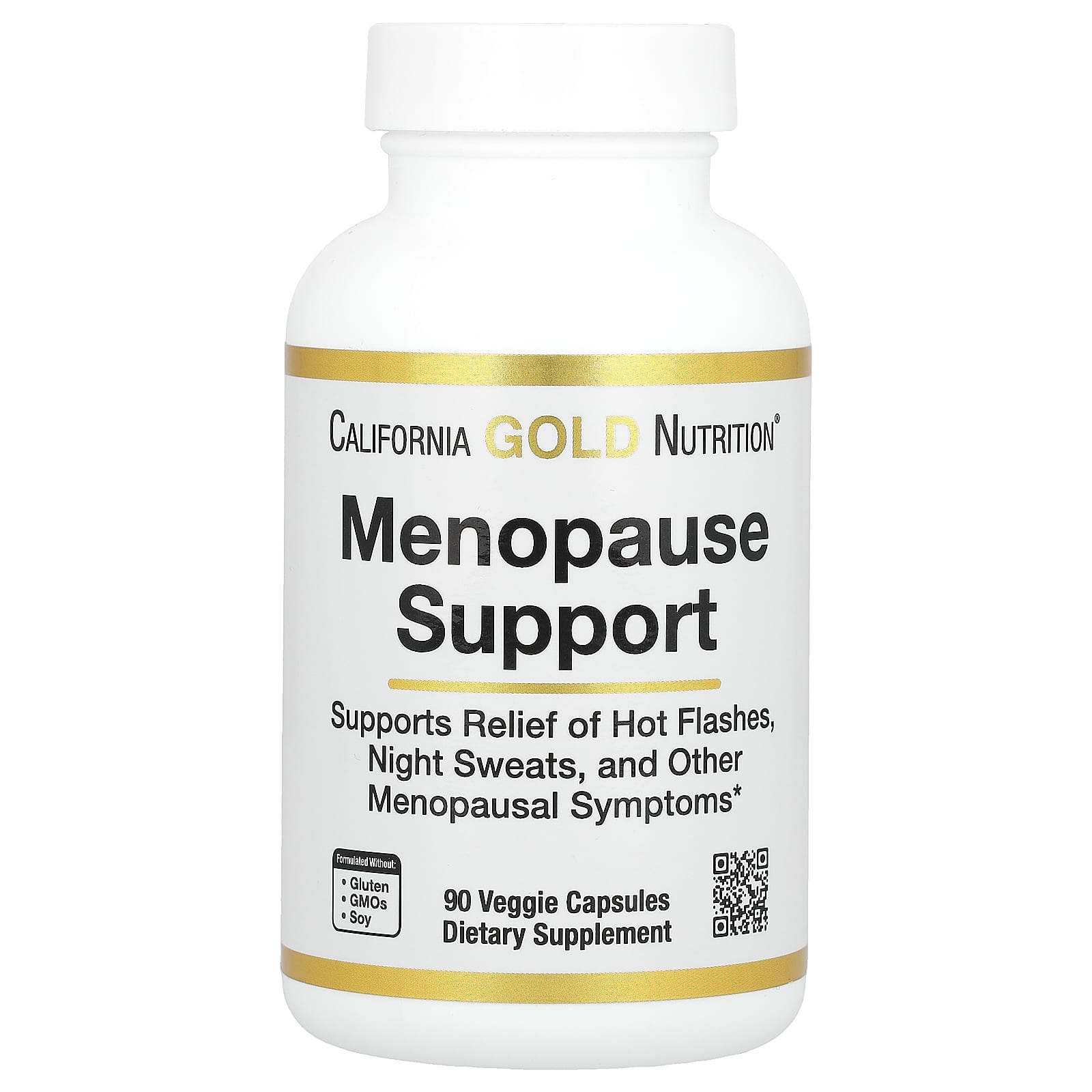 California Gold Nutrition, Menopause Support with Angelica gigas, Cynanchum wilfordii, Phlomis umbrosa and L-Leucine, 90 Veggie Capsules