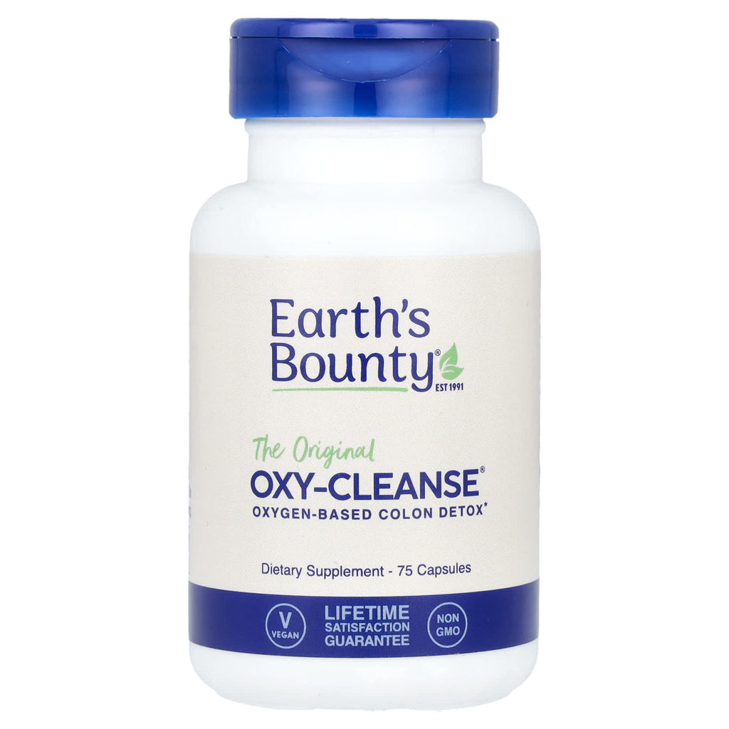 Earth's Bounty, The Origianl Oxy-Cleanse®, Oxygen-Based Colon Detox, 75 Capsules