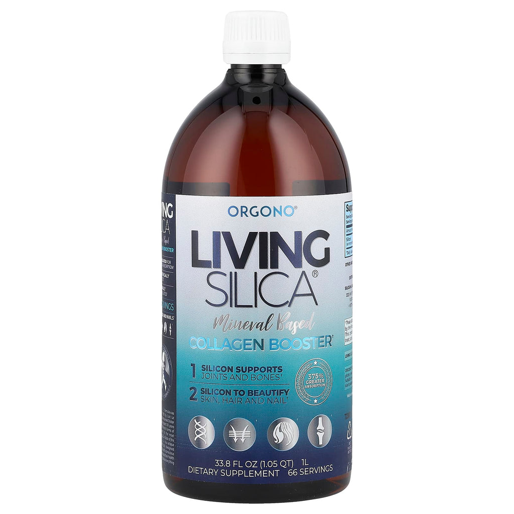 Silicium Laboratories, Orgono® Living Silica®, Collagen Booster, 22.5 mg, 33.8 fl oz (1 L)