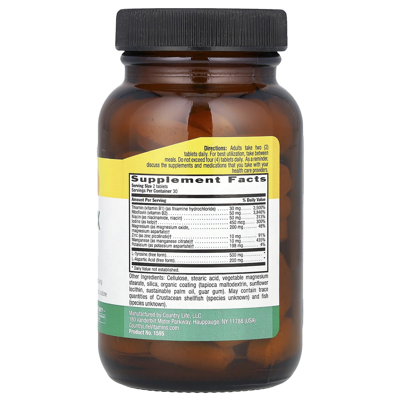 Country Life, Rapid Release Thyro-Max Support, 60 Tablets