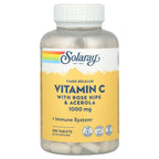 Solaray, Timed Release Vitamin C with Rose Hips & Acerola, 1,000 mg, 250 Tablets