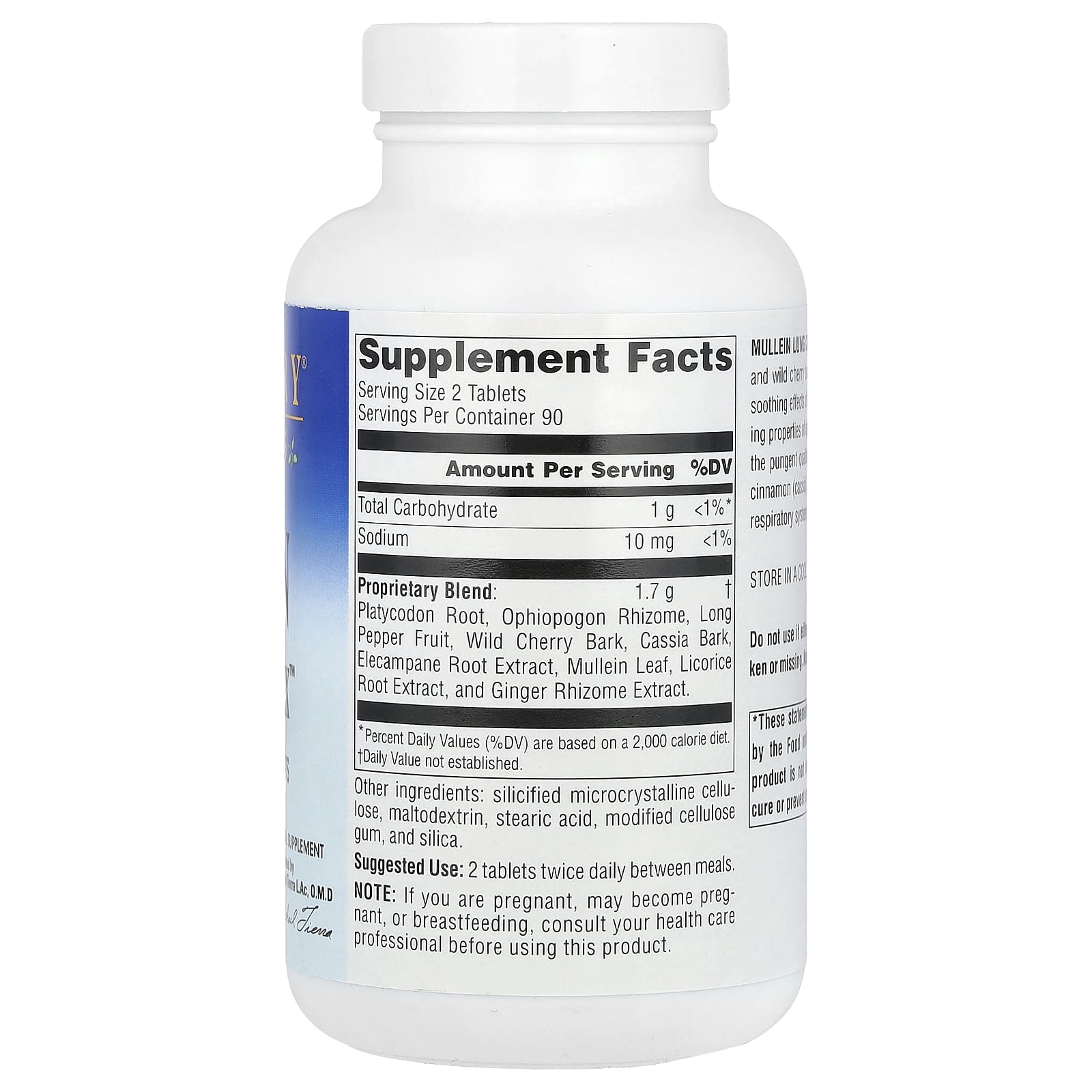Planetary Herbals, Mullein Lung Complex™, 180 Tablets