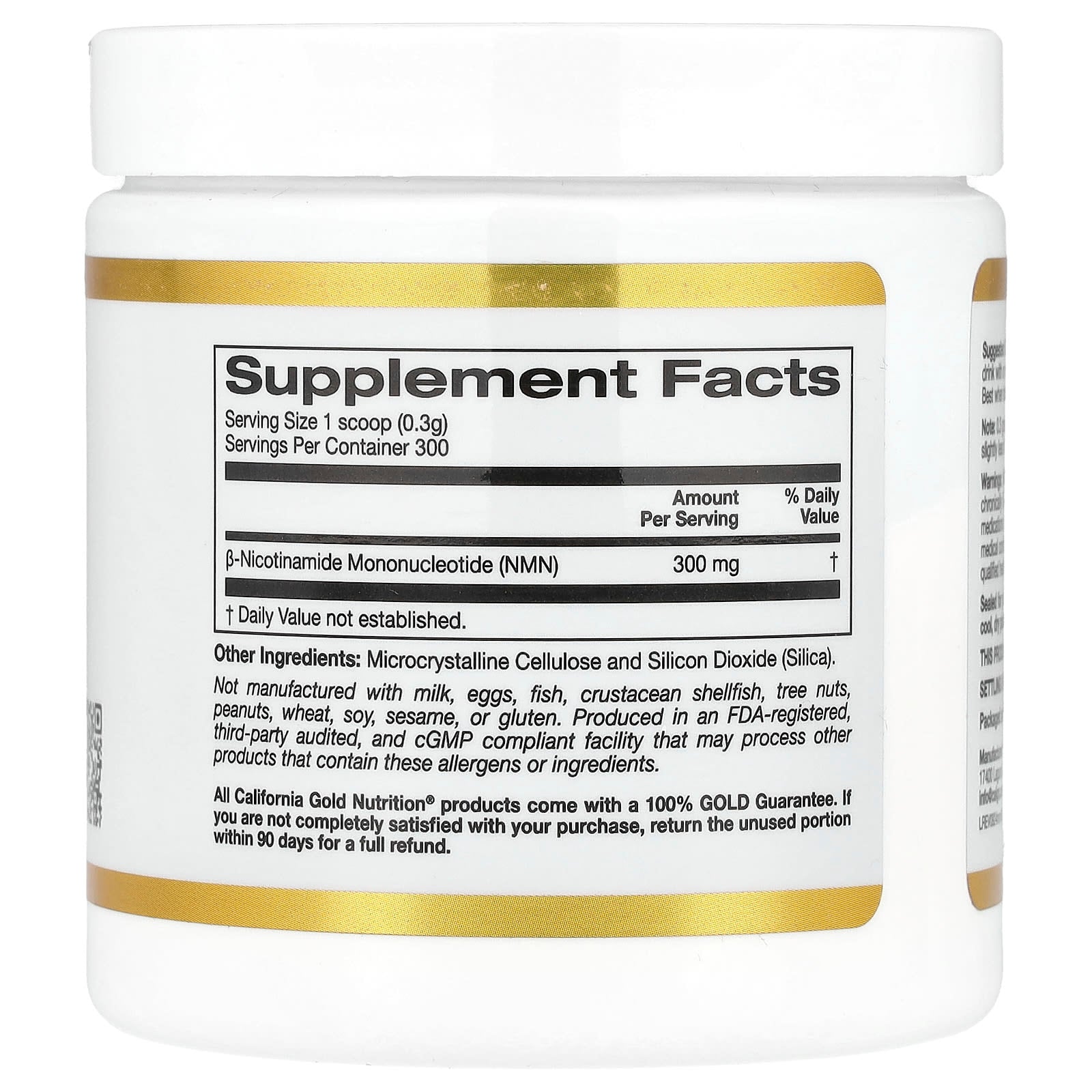 California Gold Nutrition, NMN Powder, 3.18 oz (90 g)