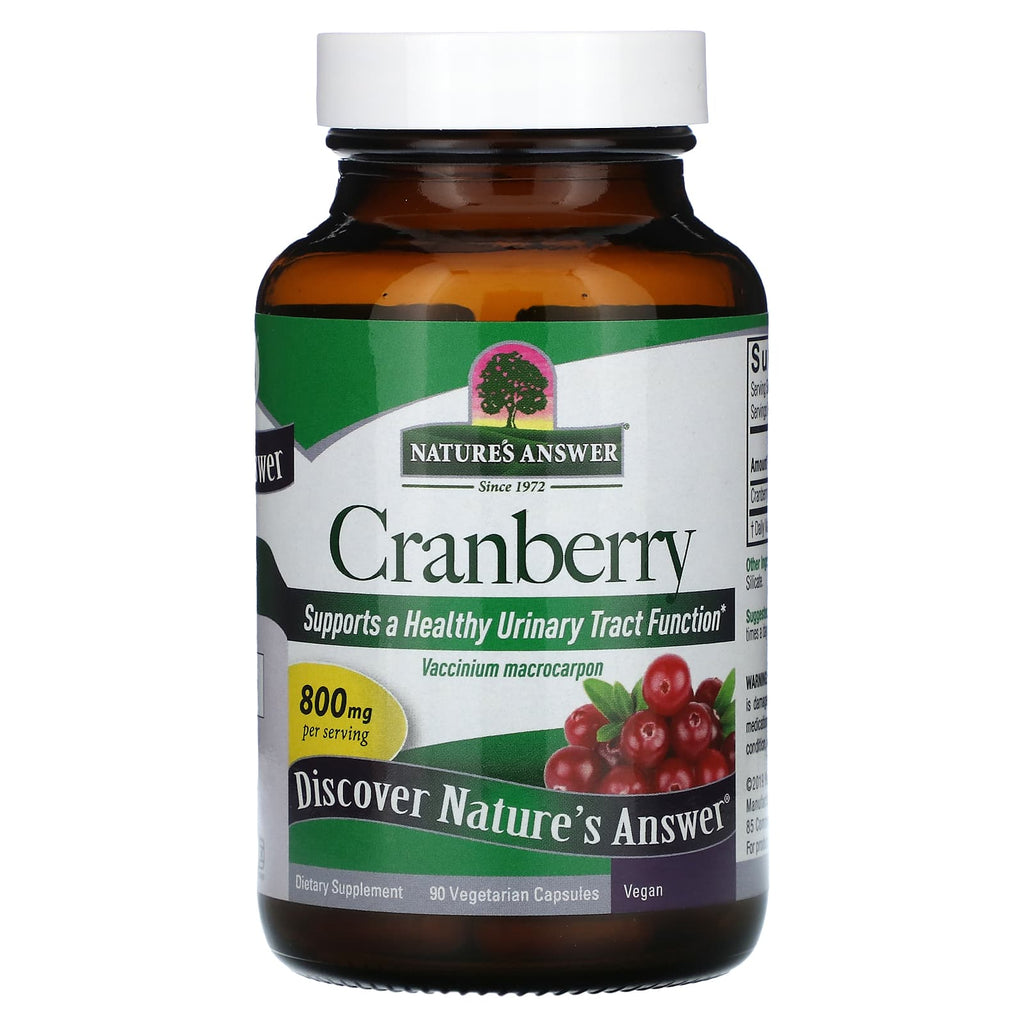 Nature's Answer, Cranberry, 90 Vegetarian Capsules (400 mg per Capsule)