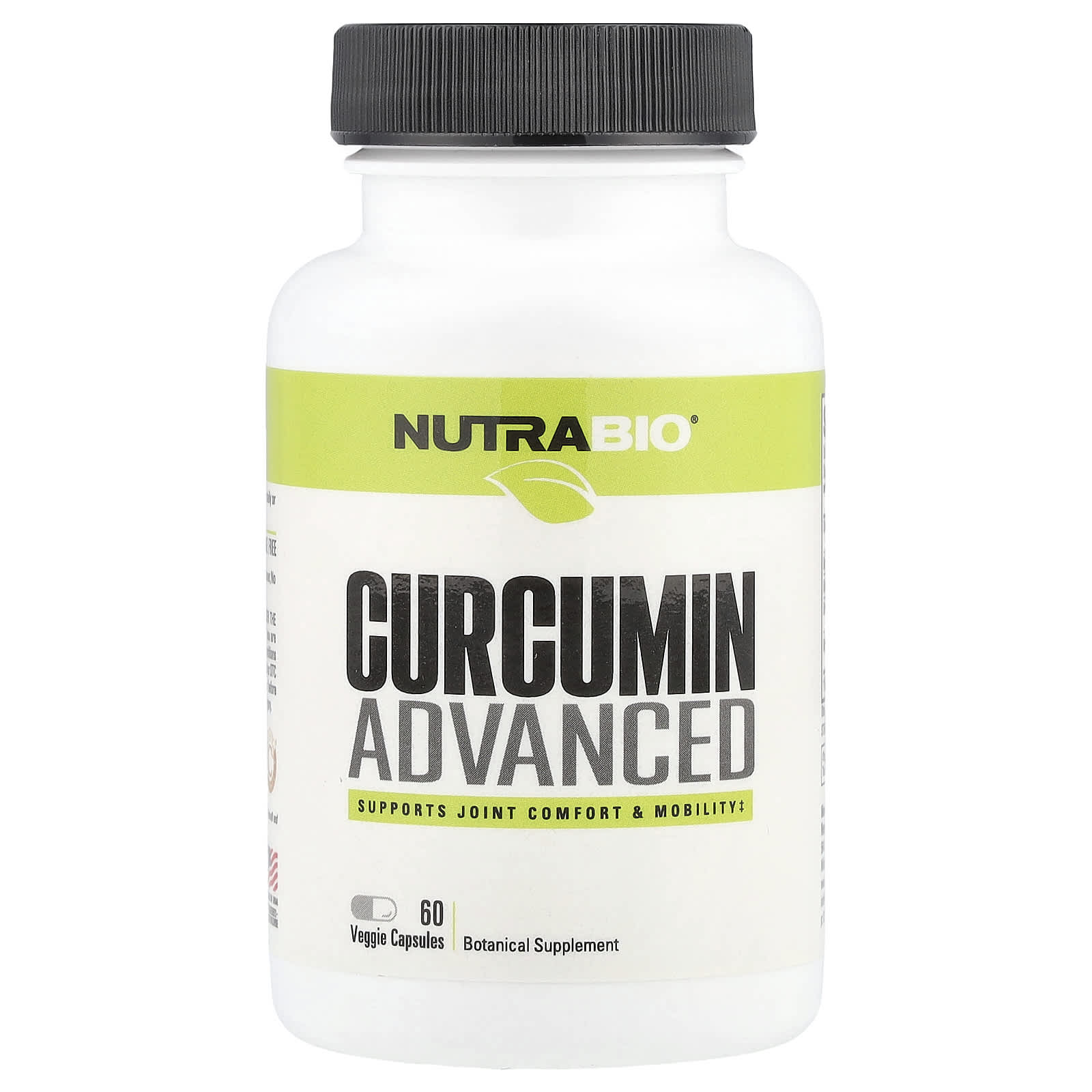 NutraBio, Curcumin Advanced, 60 Veggie Capsules