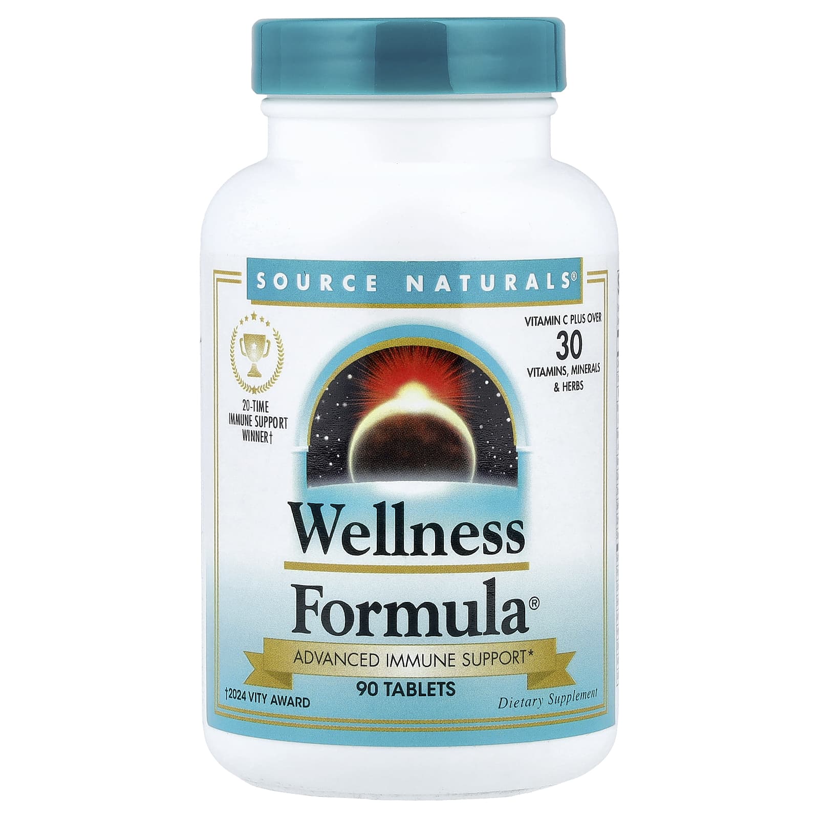 Source Naturals, Wellness Formula®, Advanced Immune Support, 90 Tablets