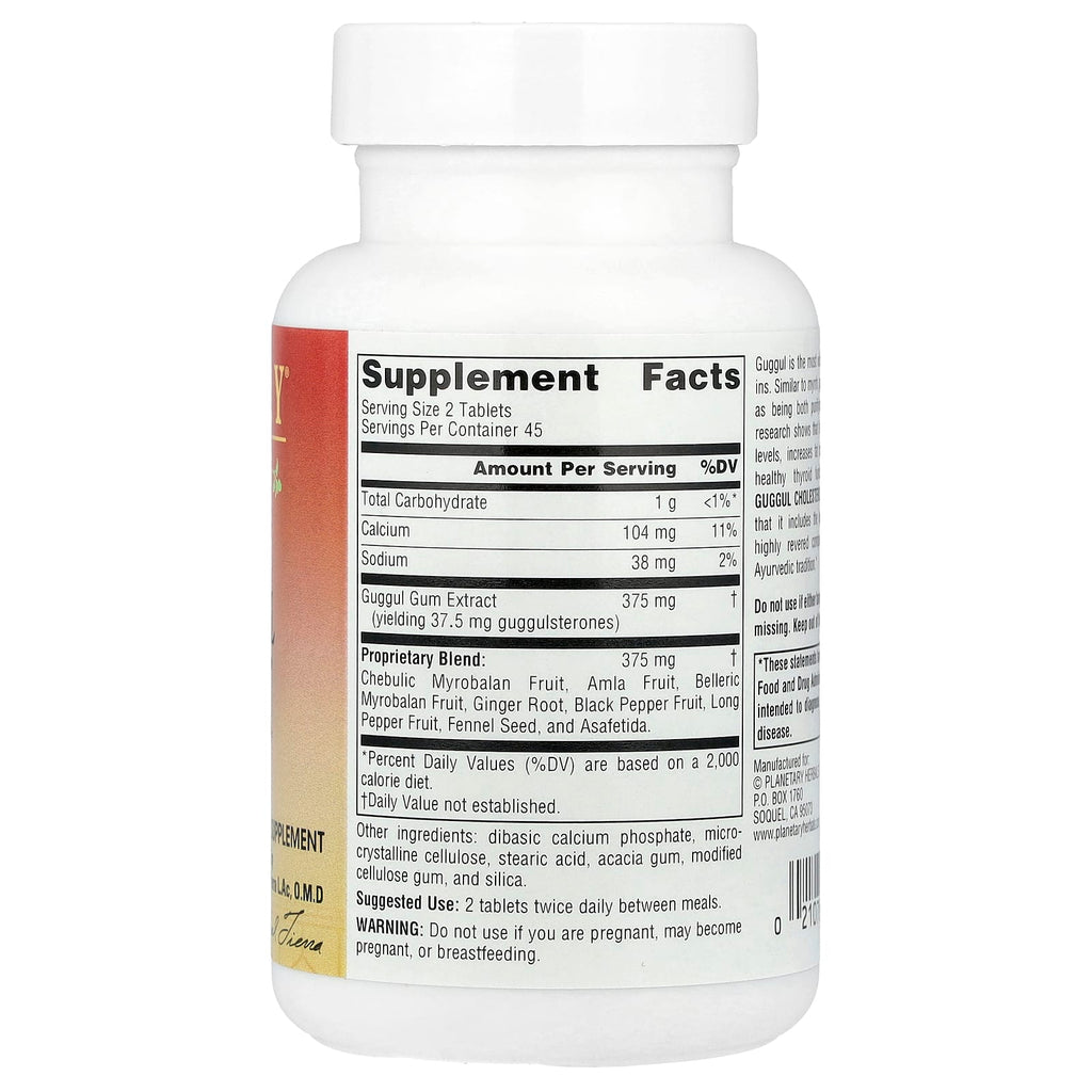 Planetary Herbals, Guggul Cholesterol Compound™, 90 Tablets