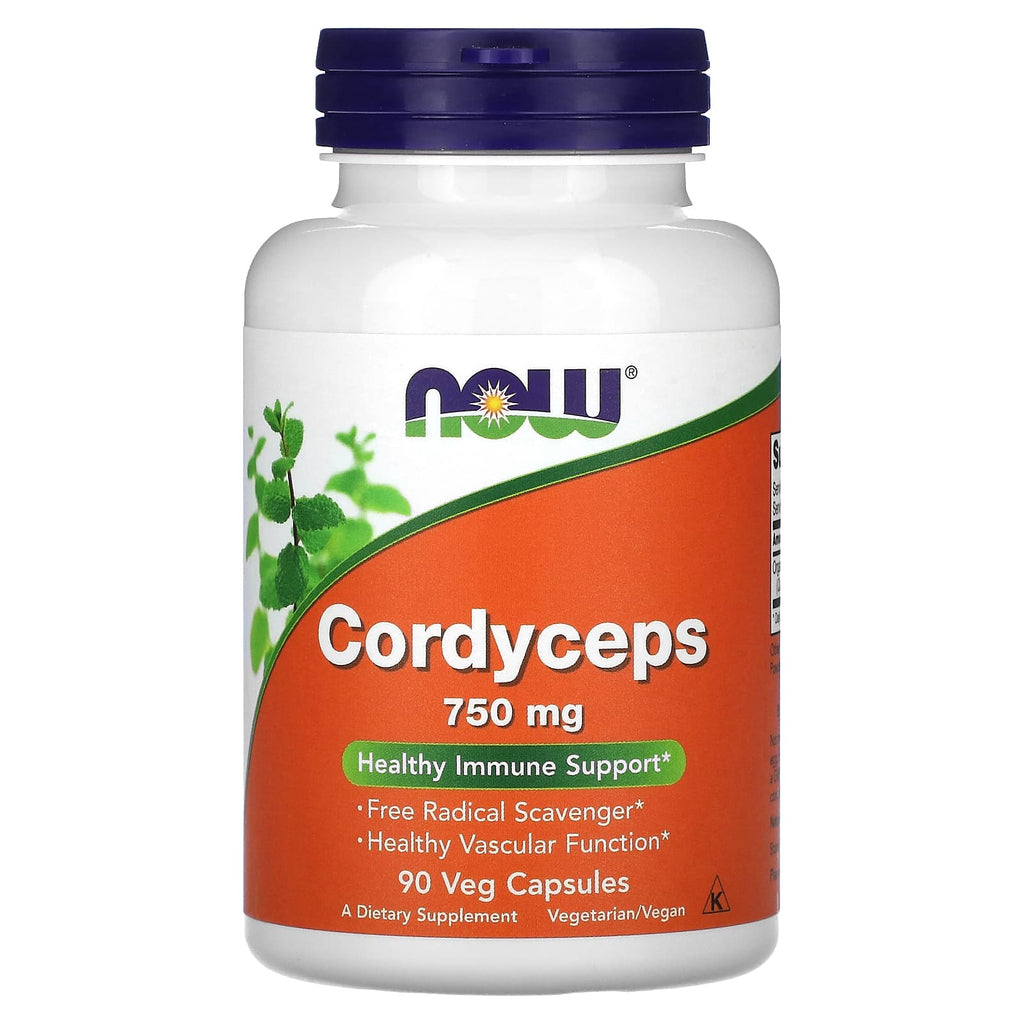 NOW Foods, Cordyceps, 750 mg, 90 Veg Capsules