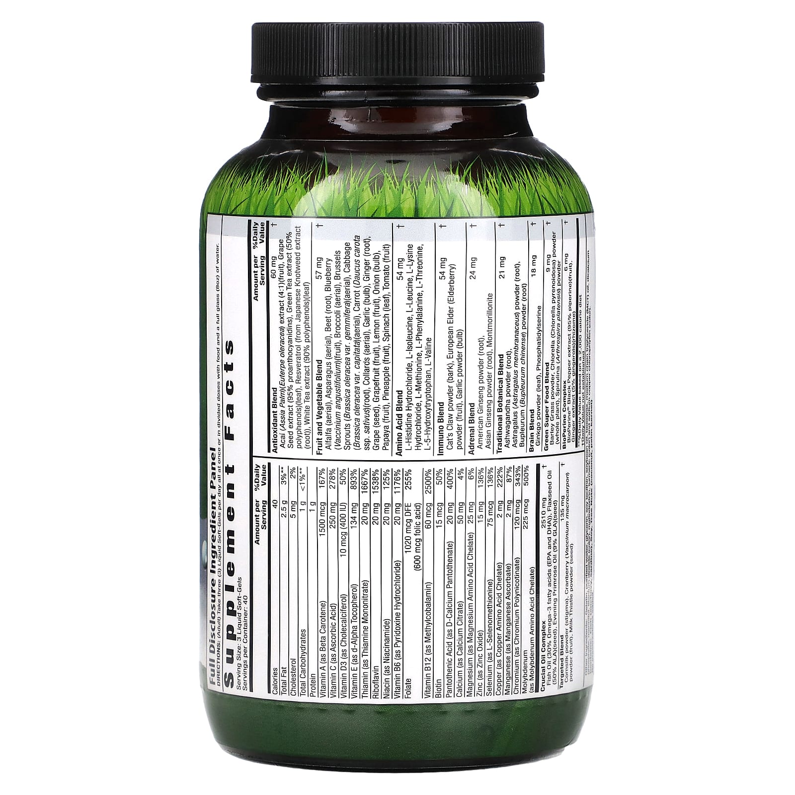 Irwin Naturals, Women's Living Green Liquid-Gel Multi, 120 Liquid Soft-Gels