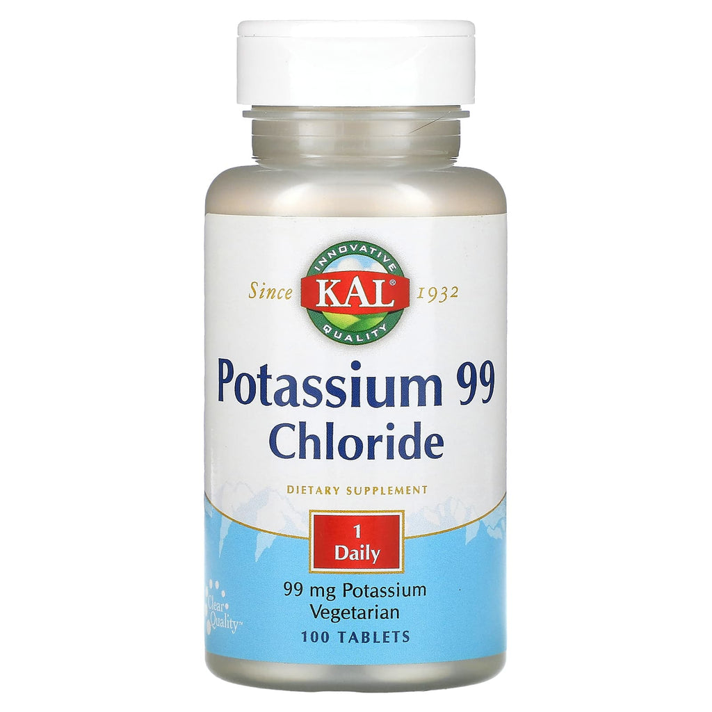 KAL, Potassium 99 Chloride, 99 mg, 100 Tablets