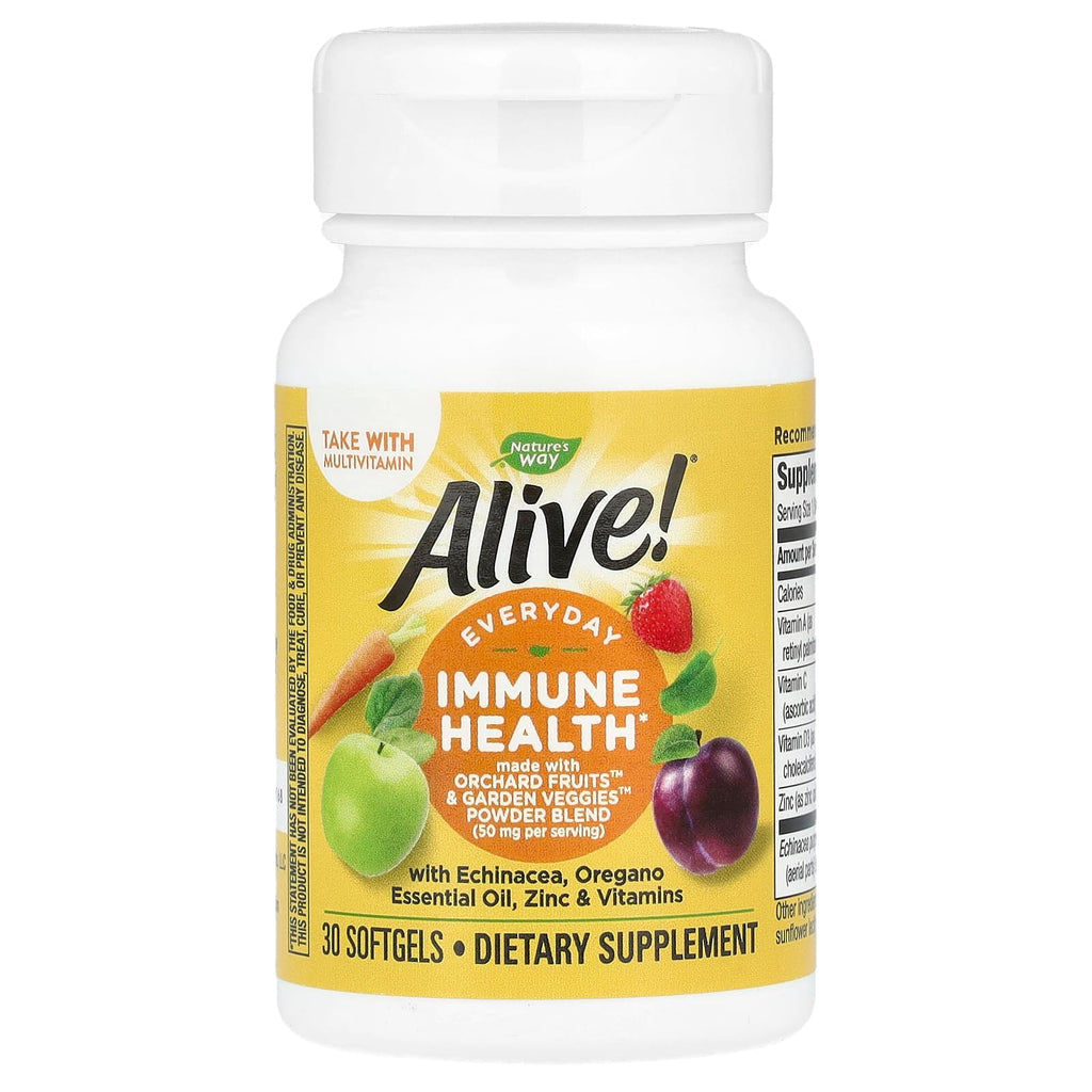 Nature's Way, Alive! Immune Health, 30 Softgels