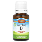 Carlson, Super Daily® D3, 100 mcg (4,000 IU), 0.35 fl oz (10.3 ml)