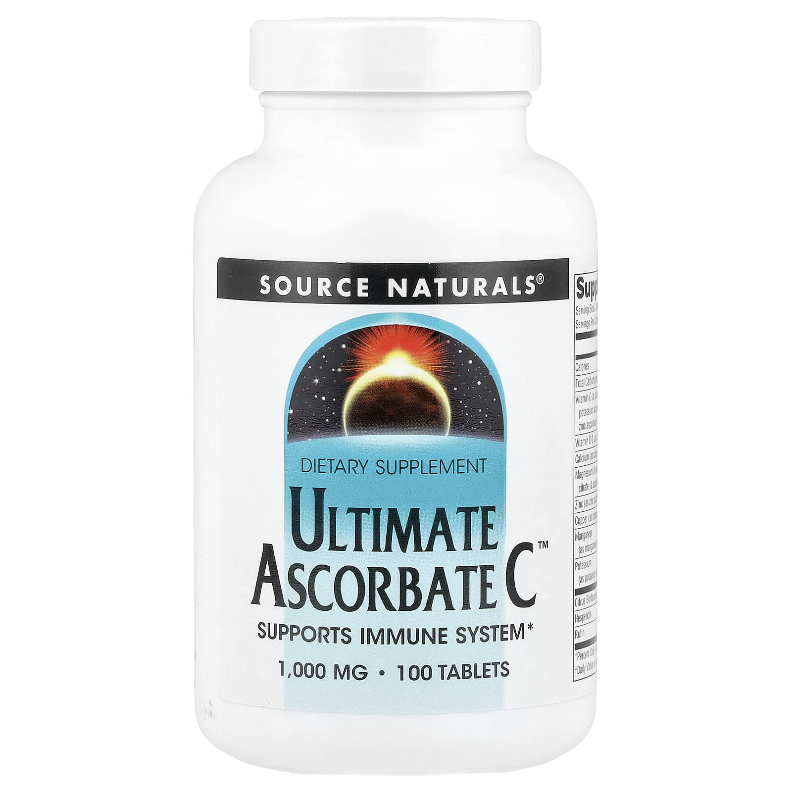 Source Naturals, Ultimate Ascorbate C™, 100 Tablets