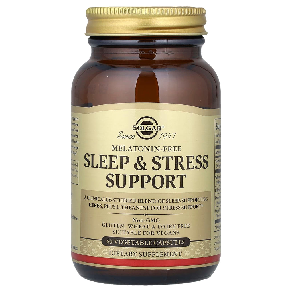 Solgar, Sleep & Stress Support, 60 Vegetable Capsules