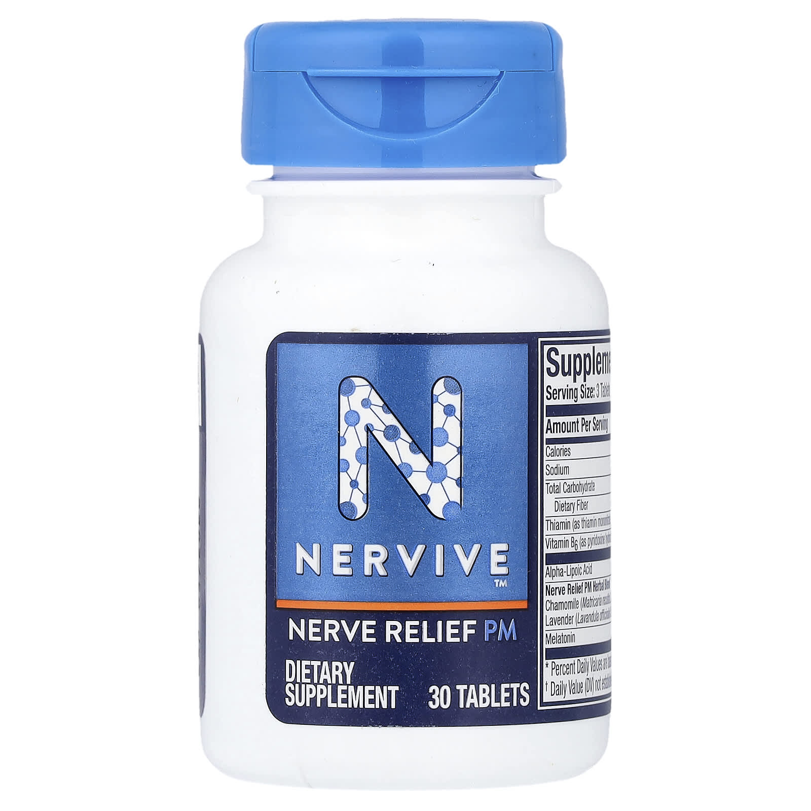 Nervive, Nerve Relief PM, 30 Tablets