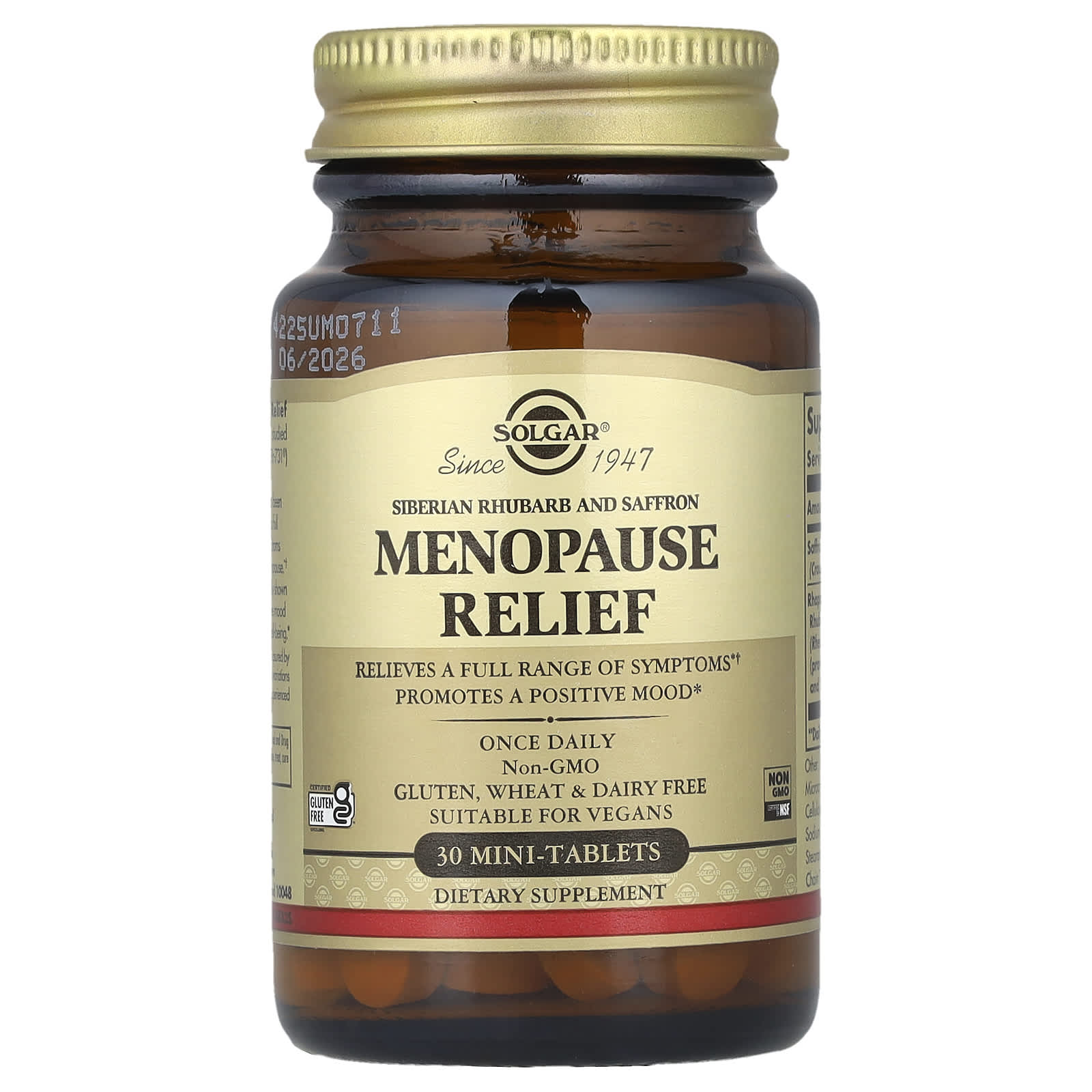 Solgar, Menopause Relief, 30 Mini-Tablets