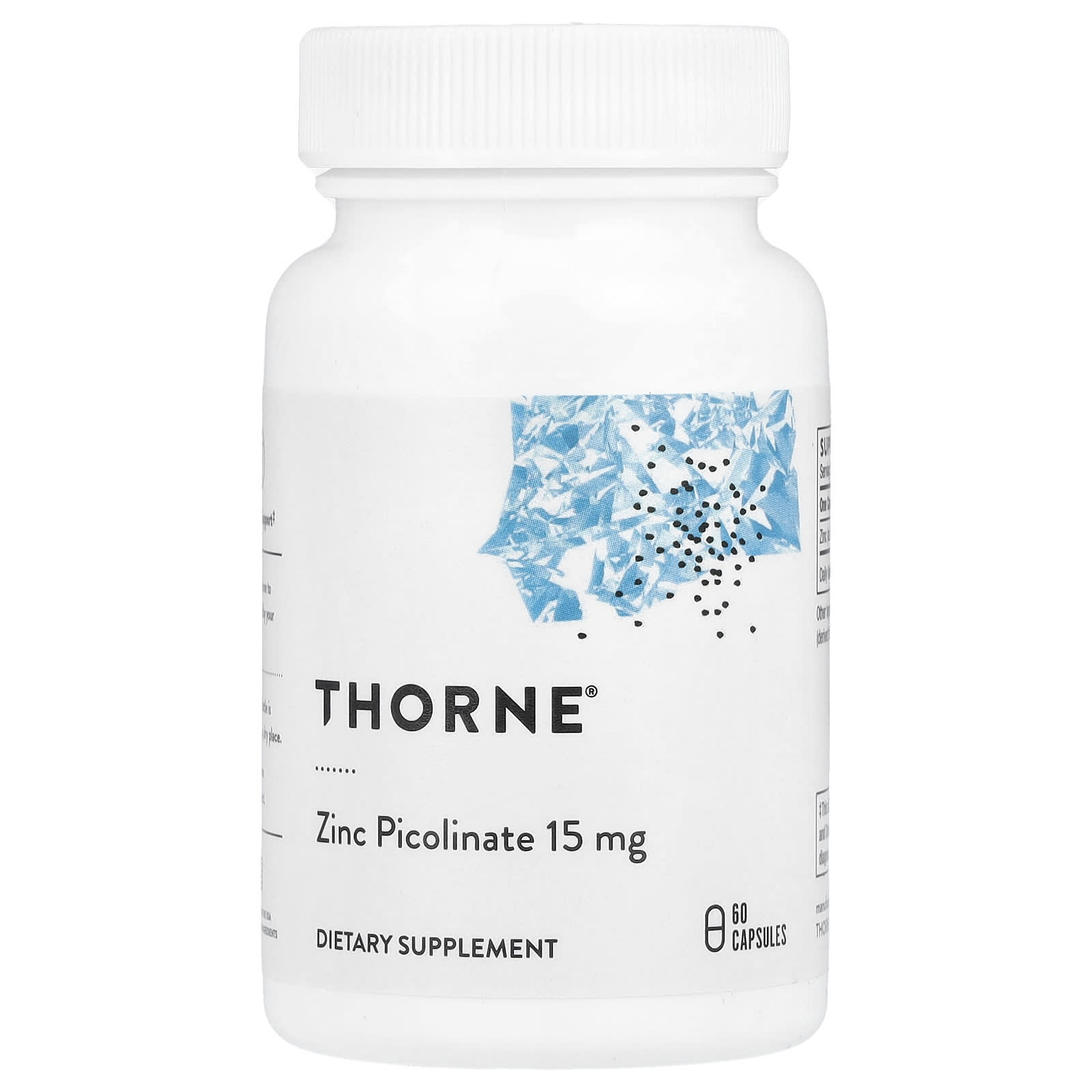 Thorne, Zinc Picolinate, 15 mg, 60 Capsules