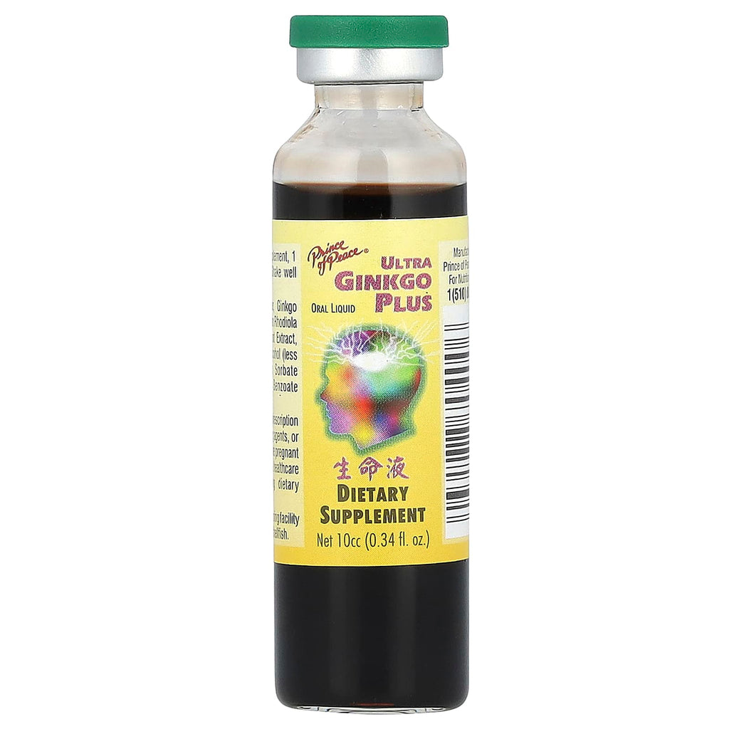 Prince of Peace, Ultra Ginkgo Plus, Endurance Formula, 30 Bottles, 0.34 fl oz (10 cc) Each