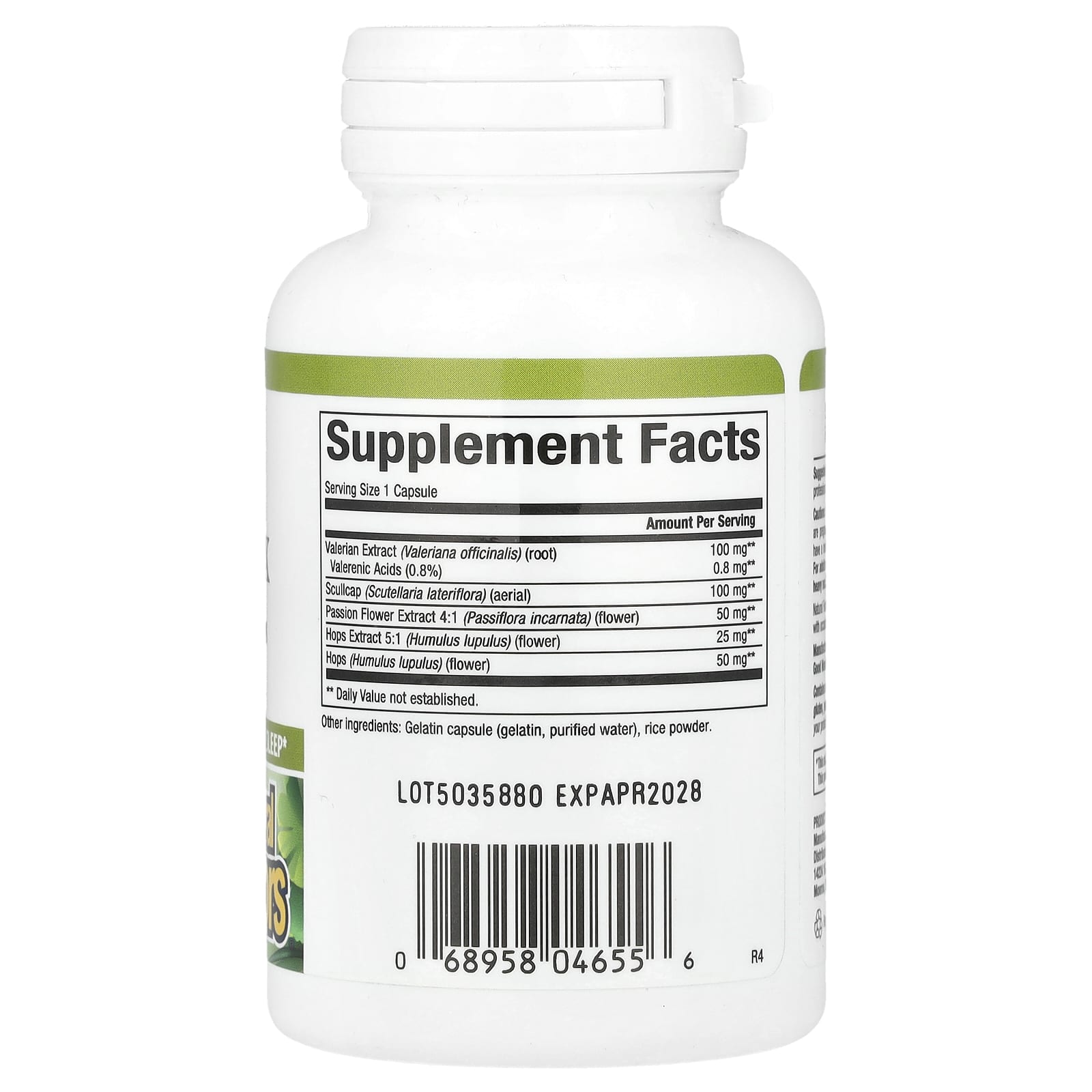 Natural Factors, Herbal Factors®, Sleep Relax with Valerian & Hops, 90 Capsules