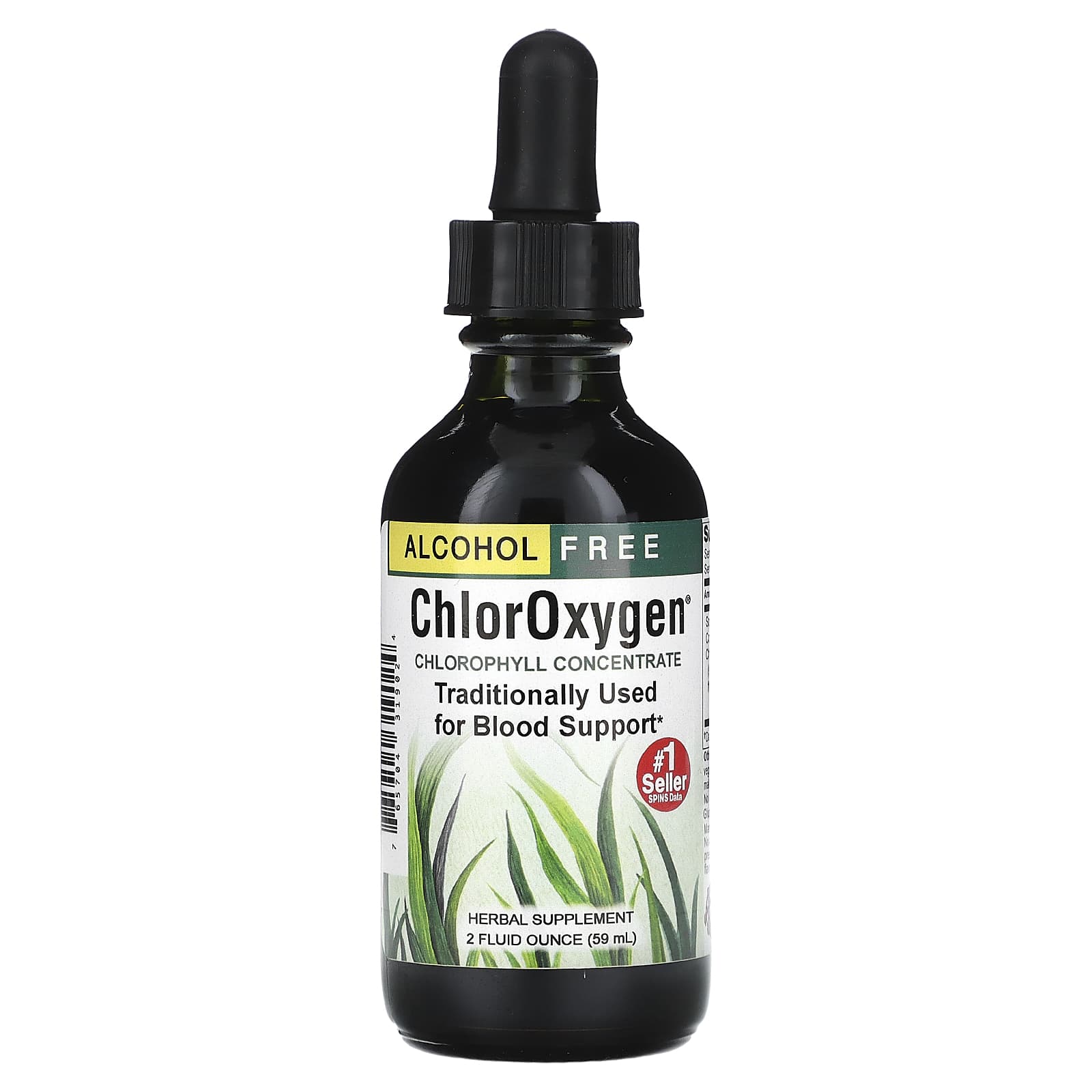Herbs Etc., ChlorOxygen®, Chlorophyll Concentrate, Alcohol Free, 2 fl oz (59 ml)