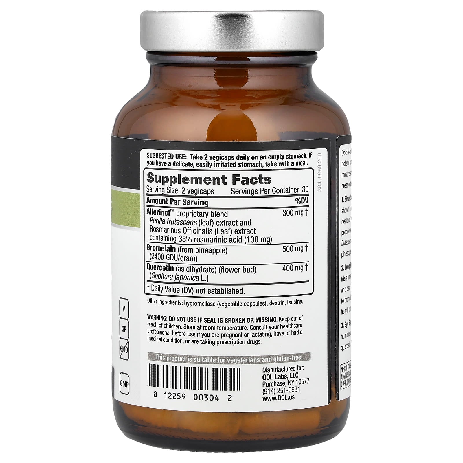 Quality of Life, Allerfin®, 60 Vegicaps
