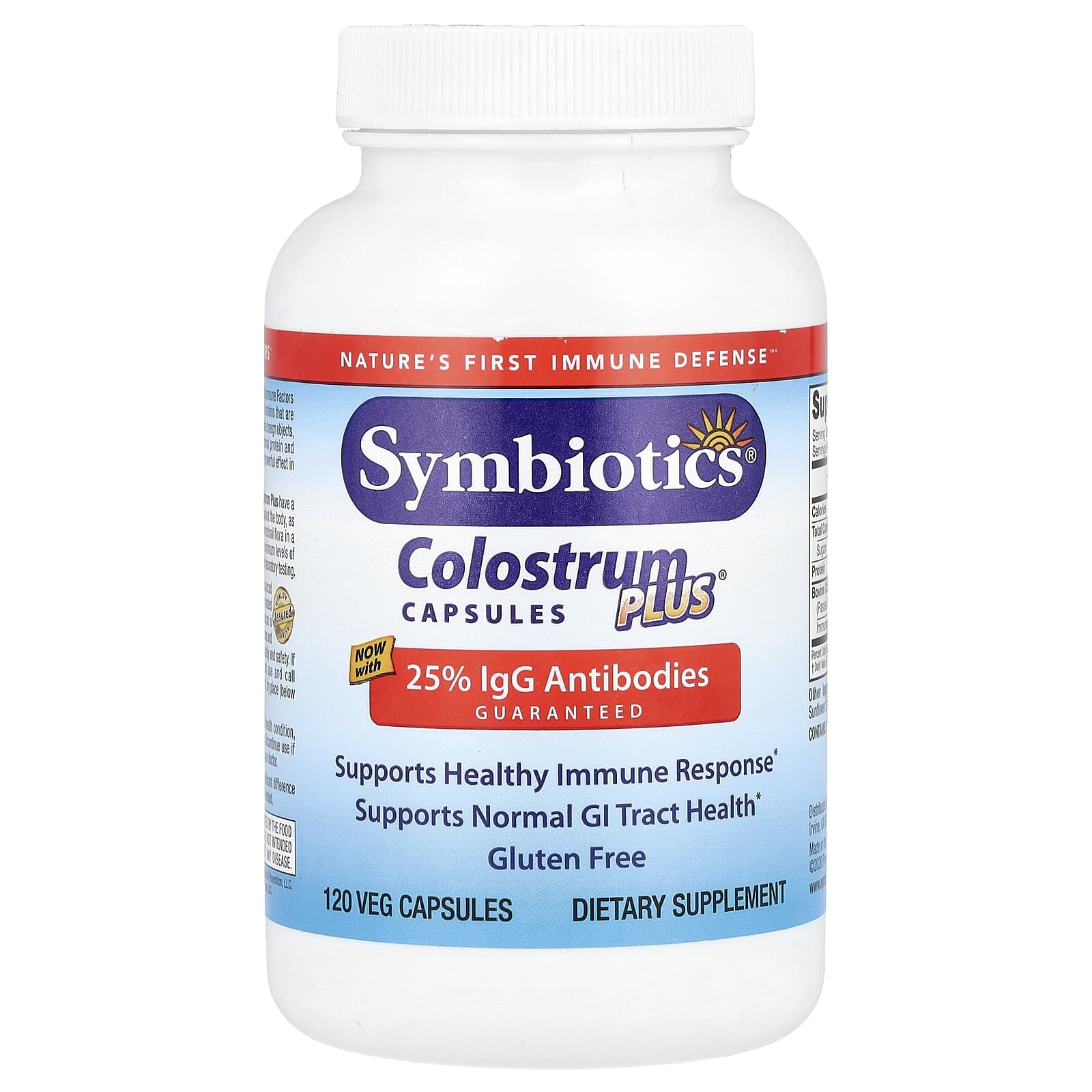 Symbiotics, Colostrum Plus®, 120 Veg Capsules