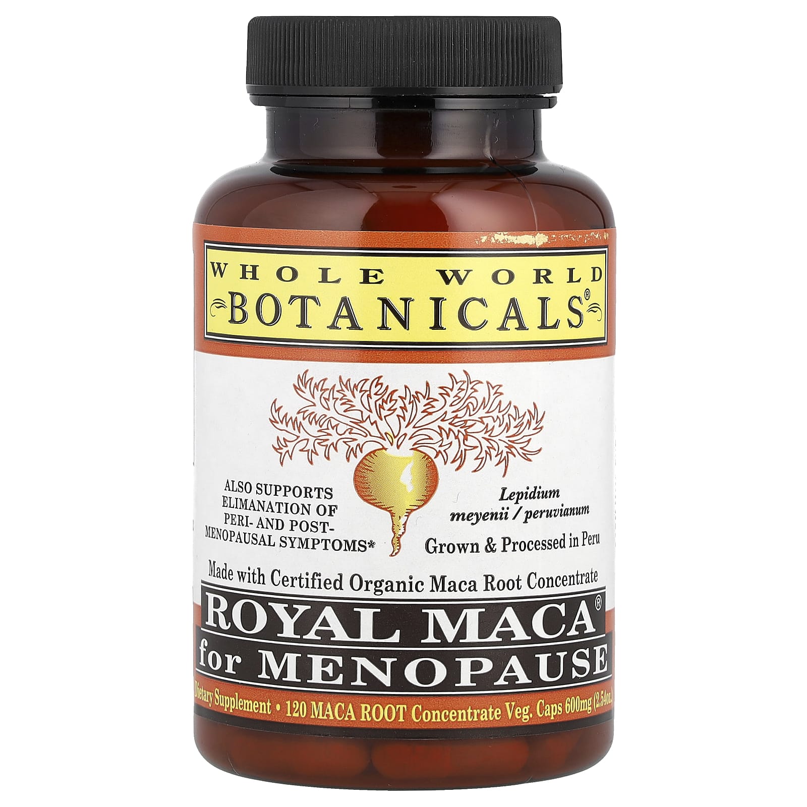 Whole World Botanicals, Royal Maca® for Menopause, 120 Veg. Caps