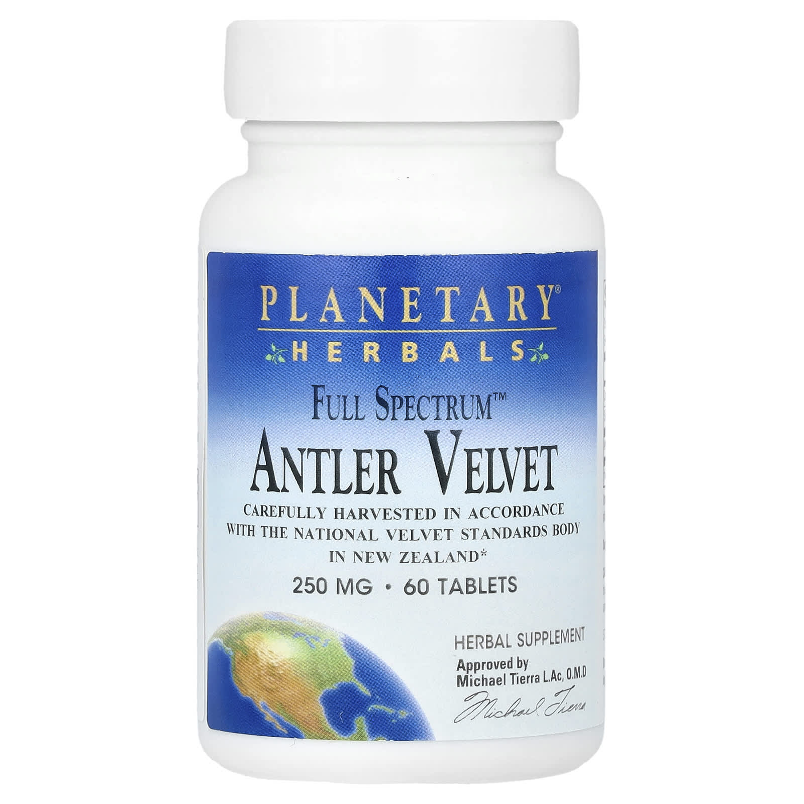 Planetary Herbals, Full Spectrum™ Antler Velvet, 60 Tablets (125 mg per Tablet)