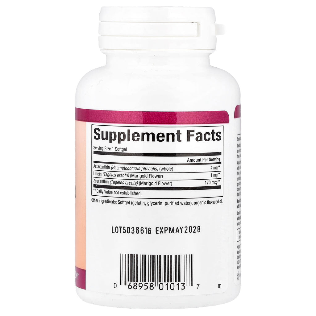 Natural Factors, Astaxanthin Plus, 4 mg, 60 Softgels