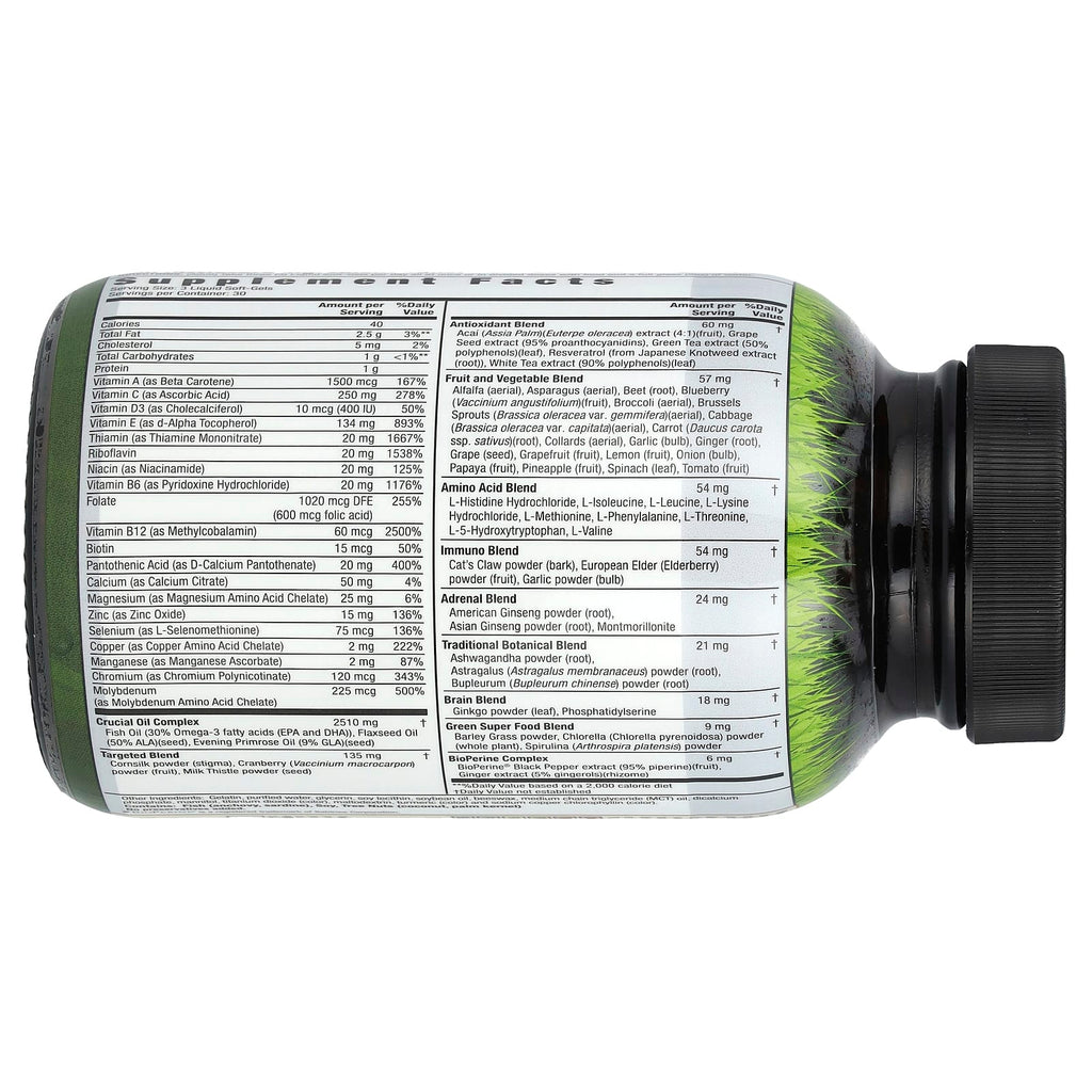 Irwin Naturals, Women's Living Green Liquid-Gel Multi®, 90 Liquid Soft-Gels
