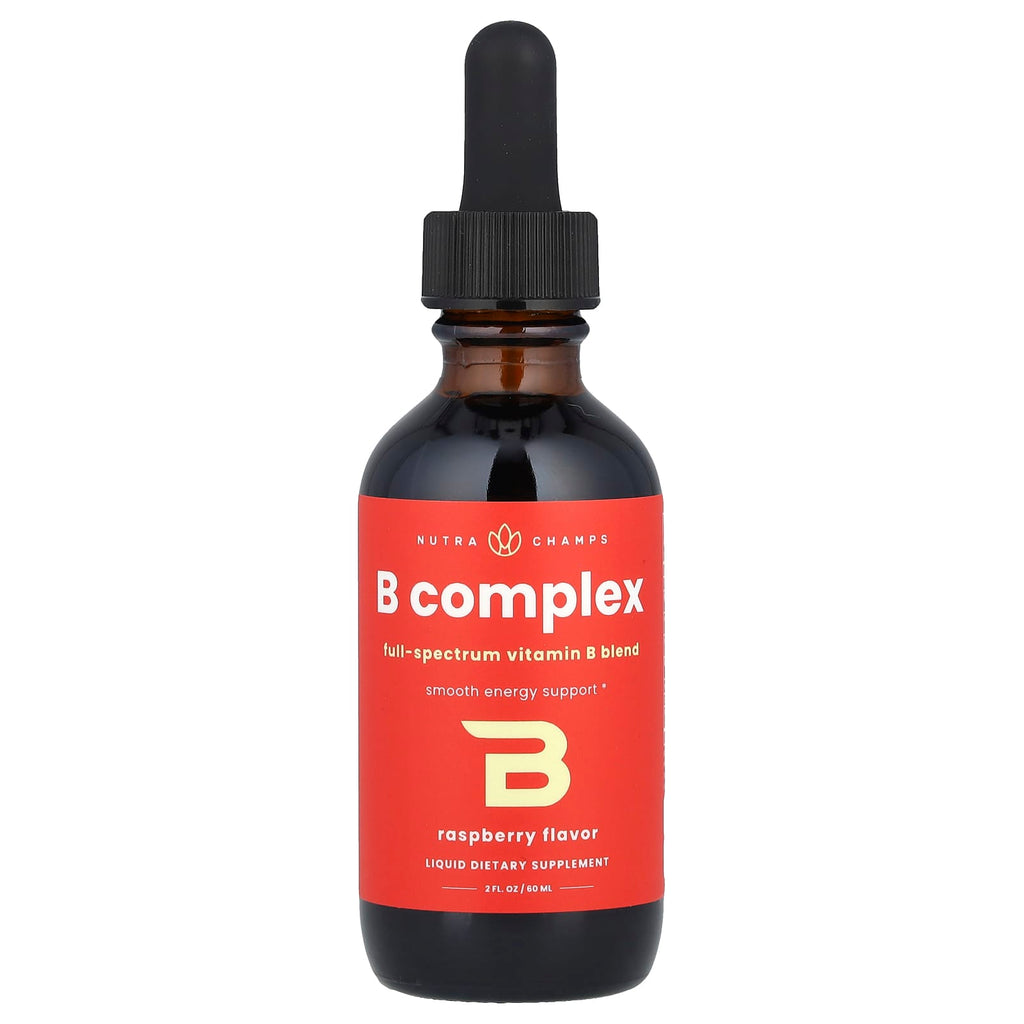 NutraChamps, B Complex, Raspberry, 2 fl oz (60 ml)