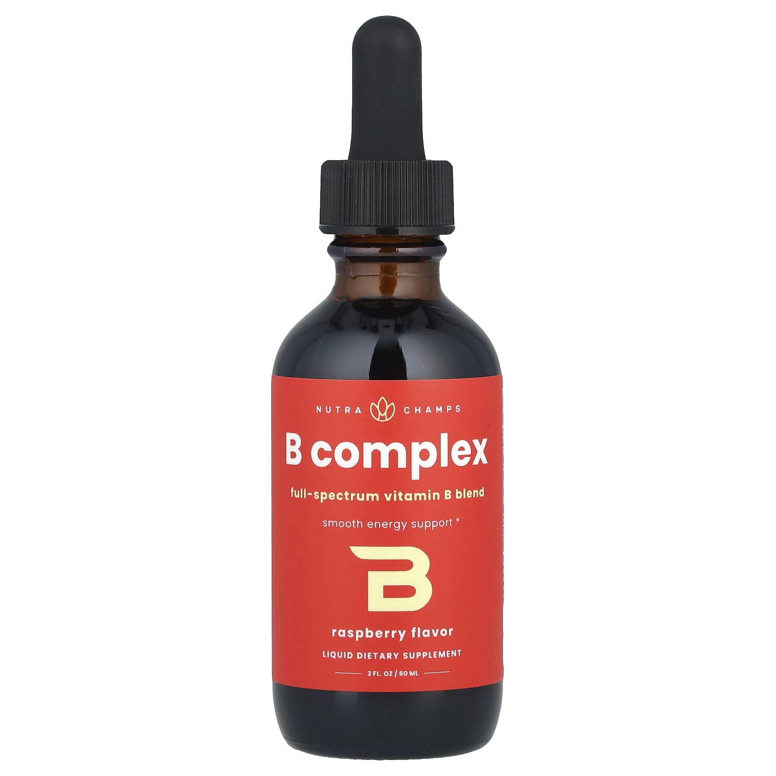 NutraChamps, B Complex, Raspberry, 2 fl oz (60 ml)