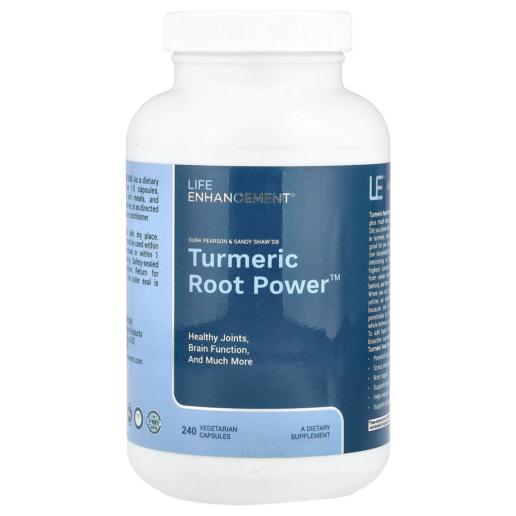 Life Enhancement, Turmeric Root Power™, 240 Vegetarian Capsules (600 mg per Capsule)