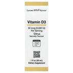 California Gold Nutrition, Vitamin D3, Citrus, 1 fl oz (30 ml)
