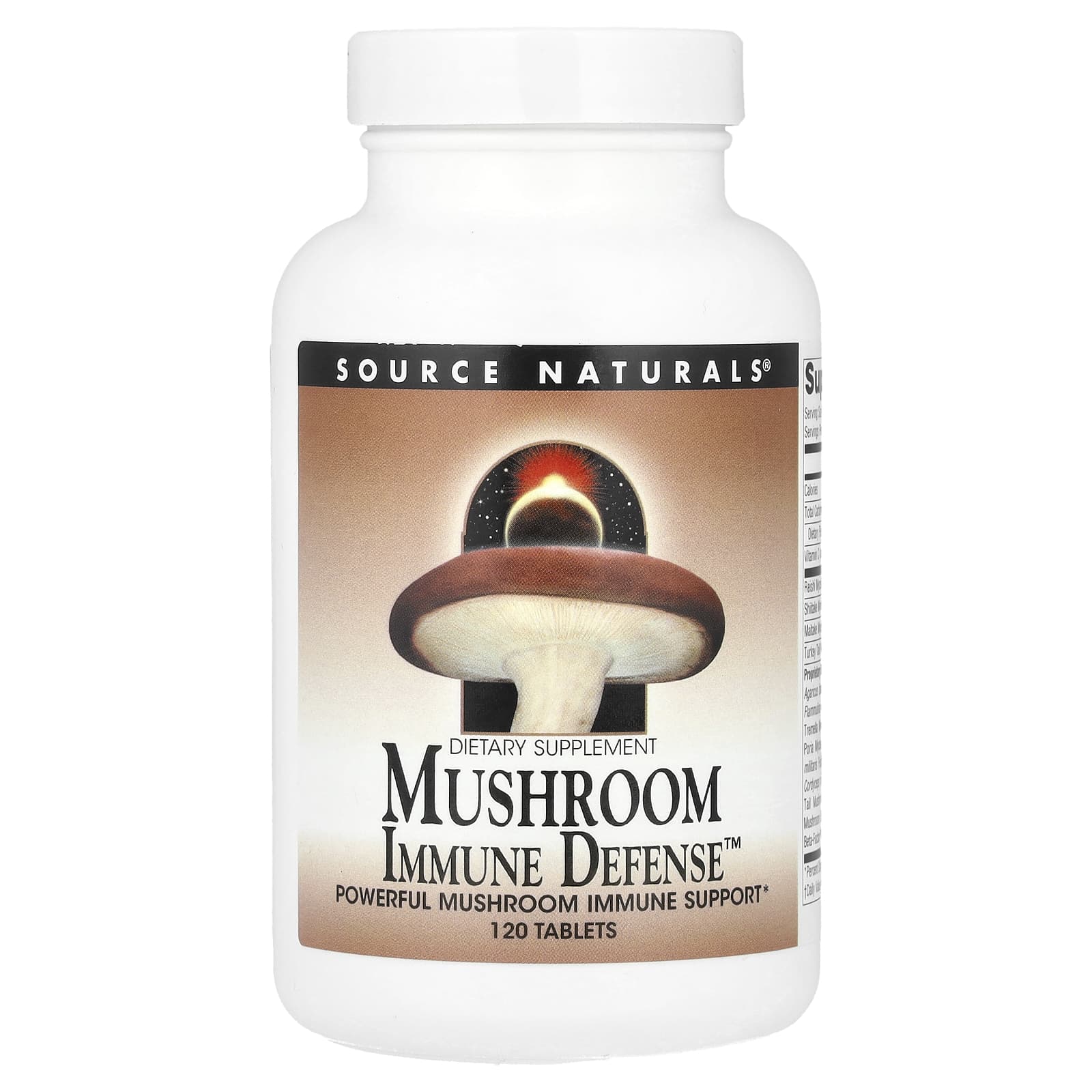 Source Naturals, Mushroom Immune Defense™, 120 Tablets