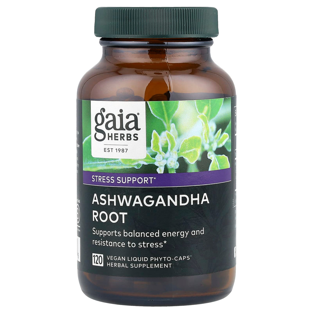 Gaia Herbs, Ashwagandha Root, 120 Vegan Liquid Phyto-Caps®