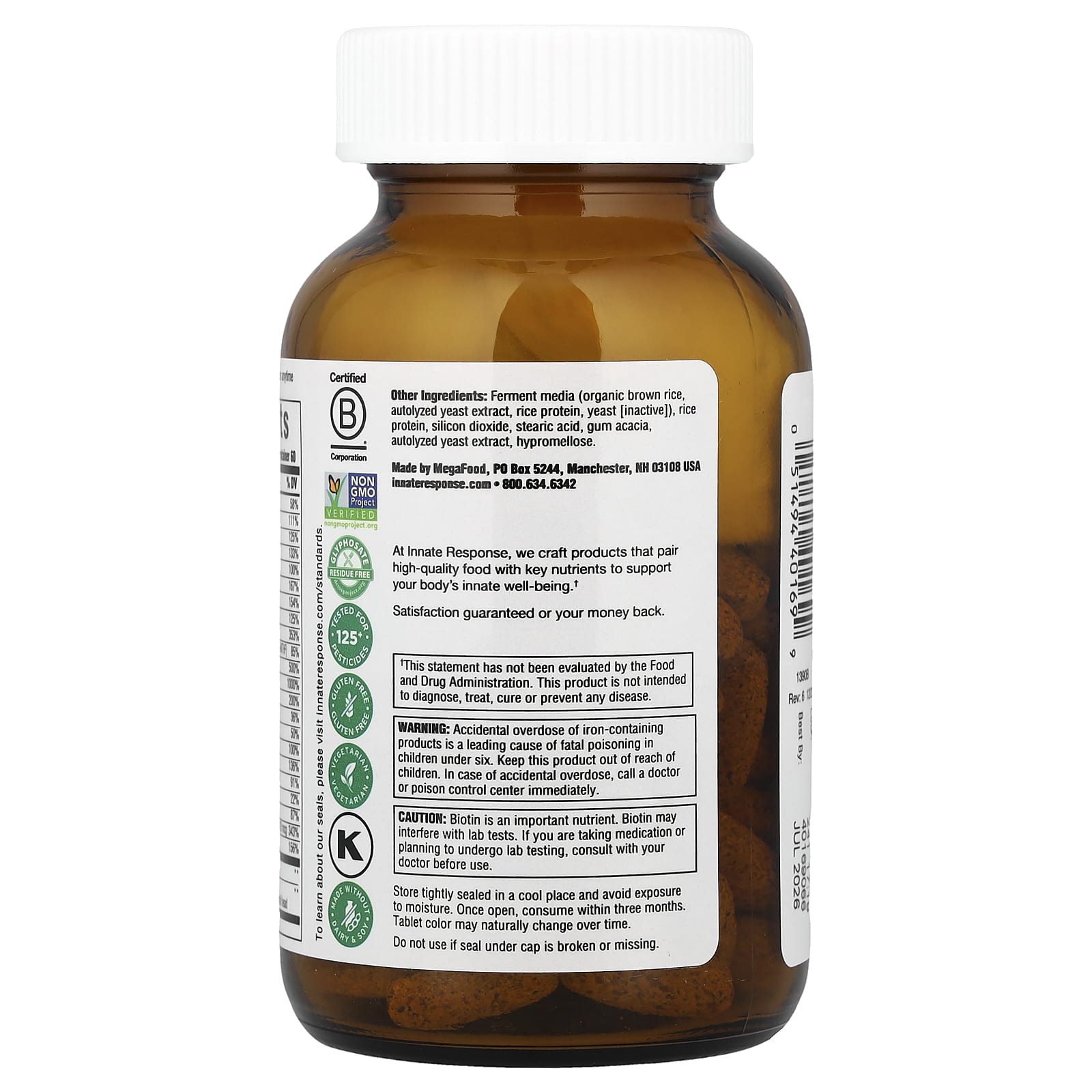 Innate Response Formulas, Women's 40+ Multivitamin, 120 Tablets