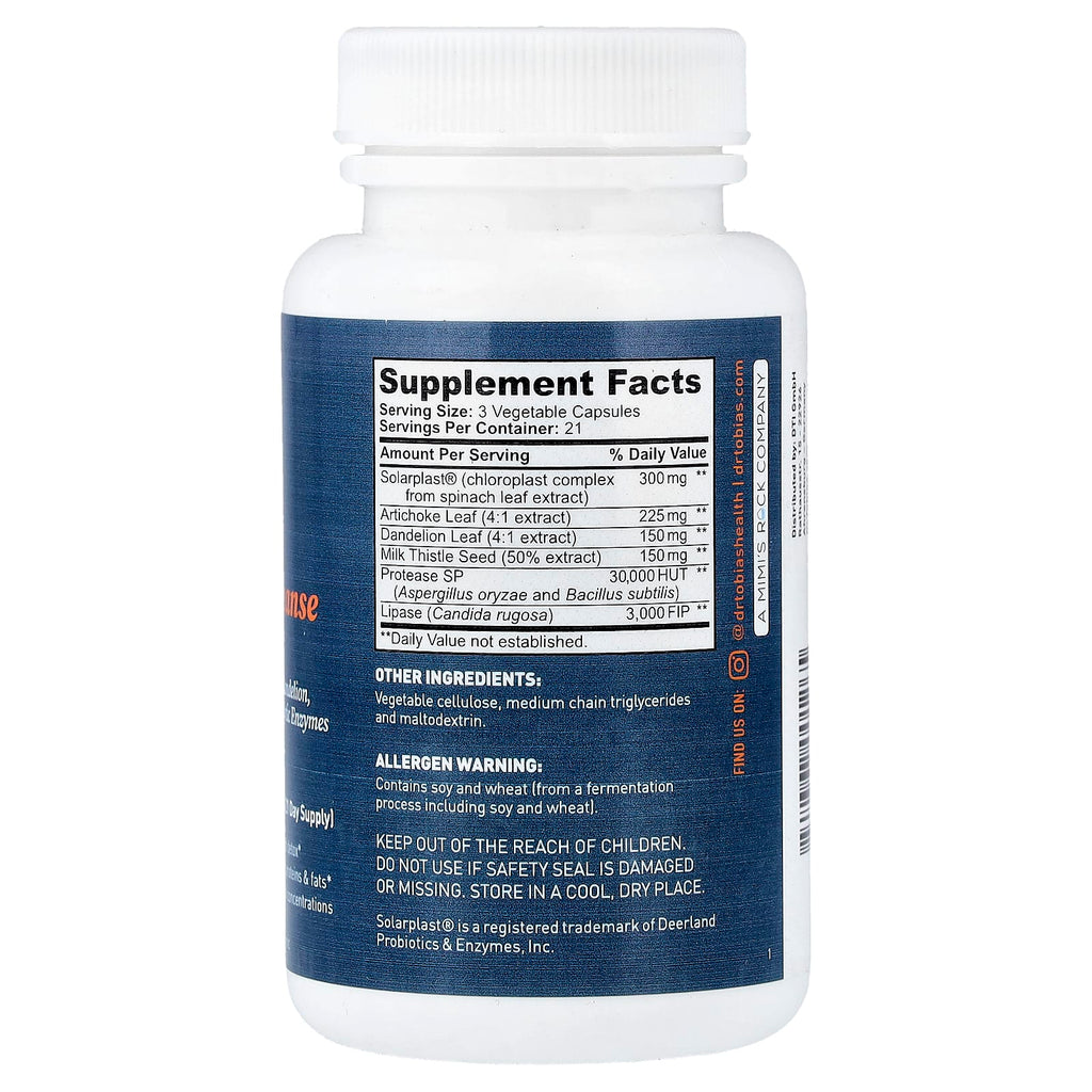 Dr. Tobias, Liver 21 Day Cleanse, 63 Vegetarian Capsules