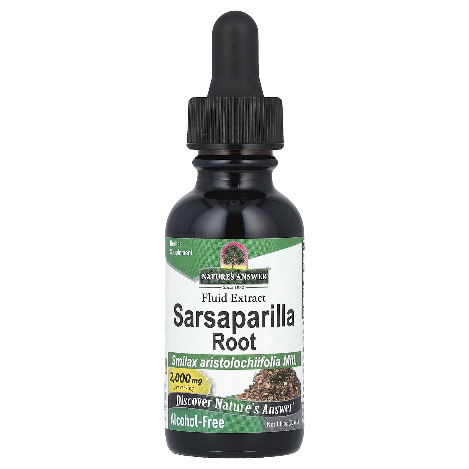 Nature's Answer, Sarsaparilla Root, Fluid Extract, Alcohol-Free, 2,000 mg, 1 fl oz (30 ml)