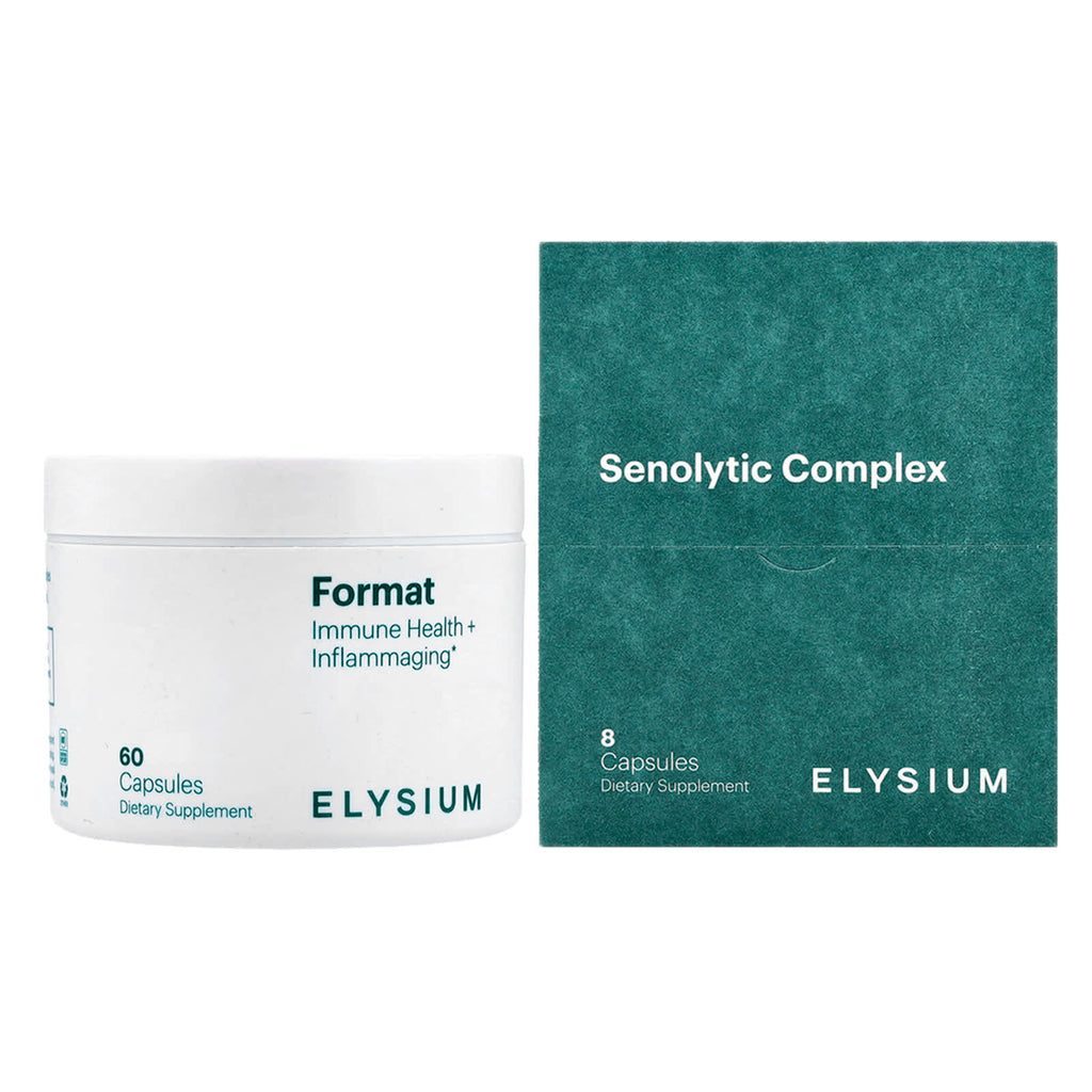Elysium, Format Immune Health + Inflammaging and Senolytic Complex, 68 Capsules