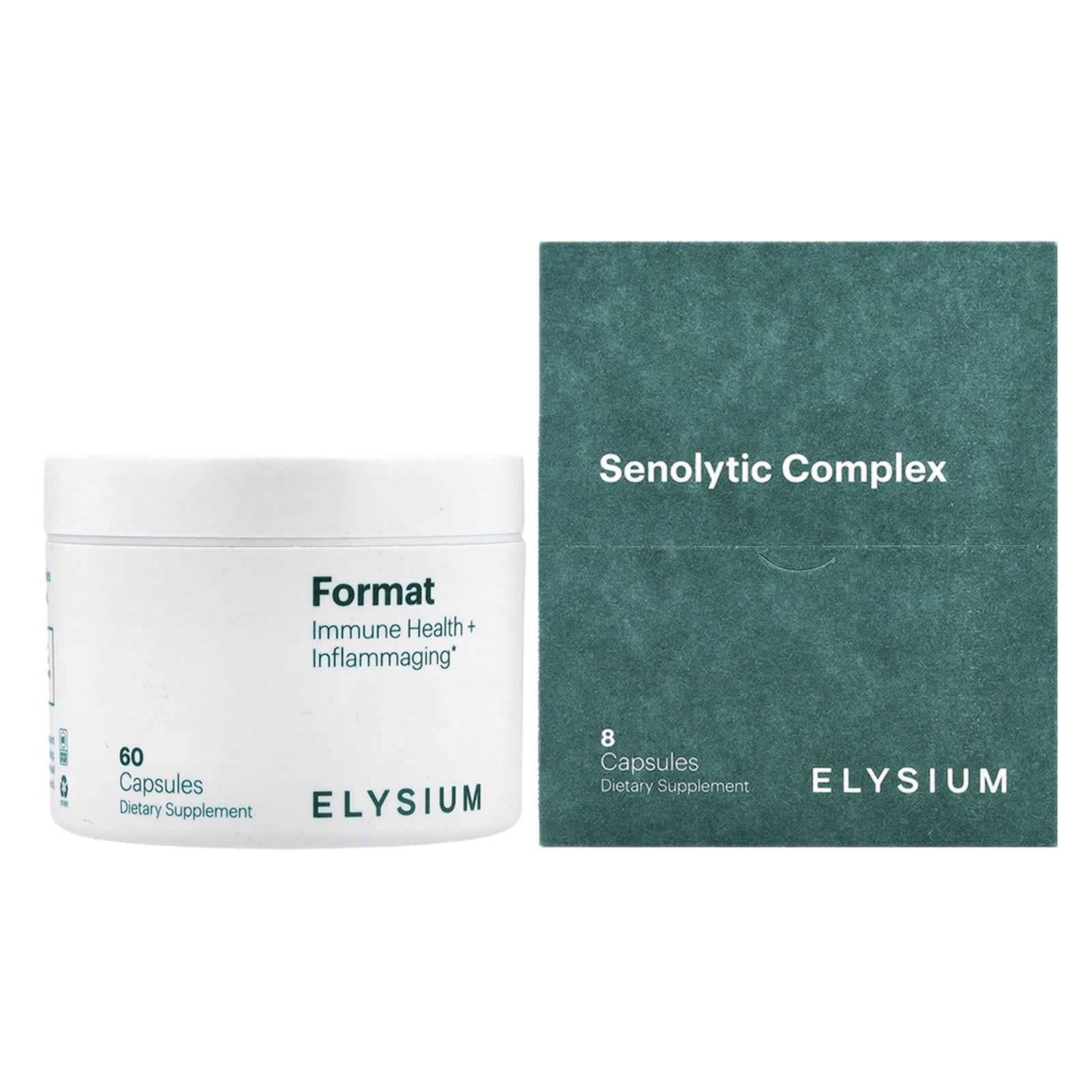 Elysium, Format Immune Health + Inflammaging and Senolytic Complex, 68 Capsules