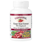 Natural Factors, GrapeSeedRich, Grape Seed Extract, 100 mg, 90 Vegetarian Capsules
