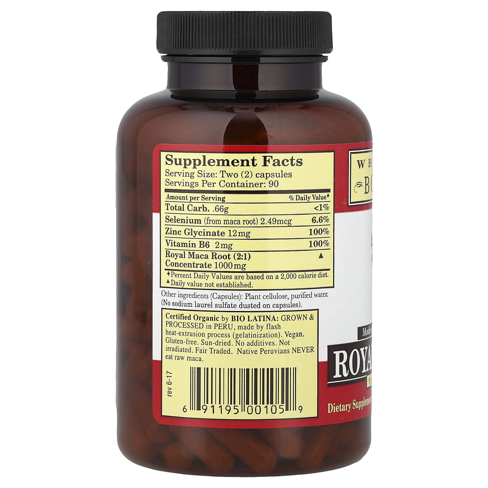 Whole World Botanicals, Royal Maca® for Men, 180 Veg Caps
