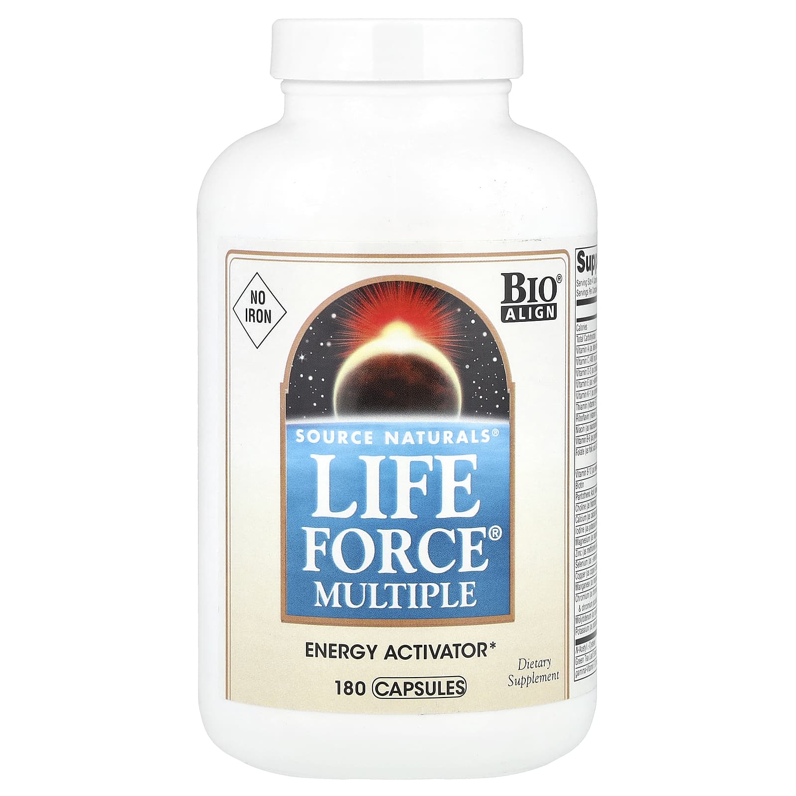 Source Naturals, Life Force® Multiple, No Iron, 180 Capsules
