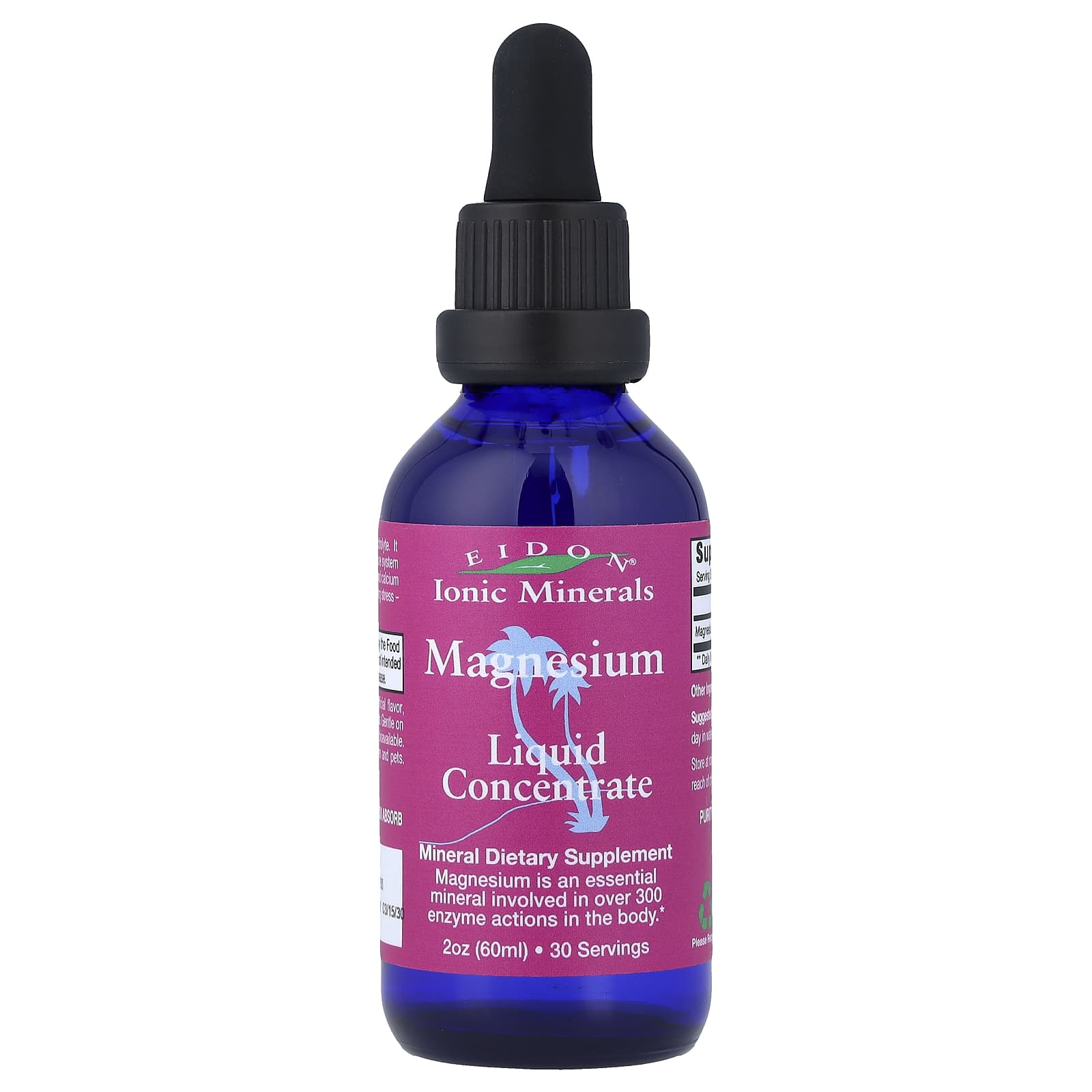 Eidon Ionic Minerals, Magnesium, Liquid Concentrate, 2 oz (60 ml)