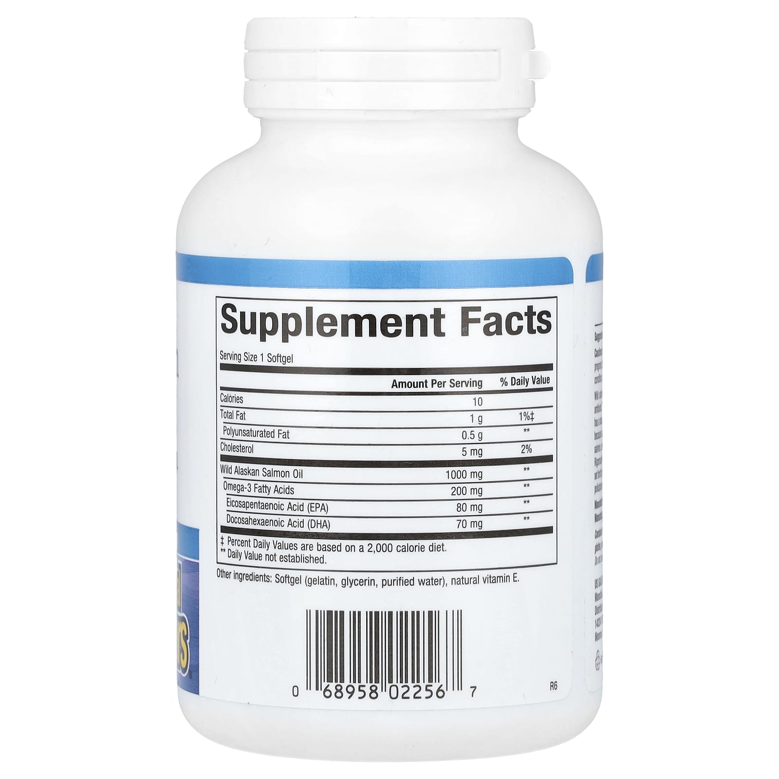 Natural Factors, OmegaFactors, Wild Alaskan Salmon Oil, 1,000 mg, 90 Softgels