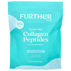 Further Food, Grass-Fed Collagen Peptides, Unflavored, 12 Packets, 0.71 oz (20 g) Each