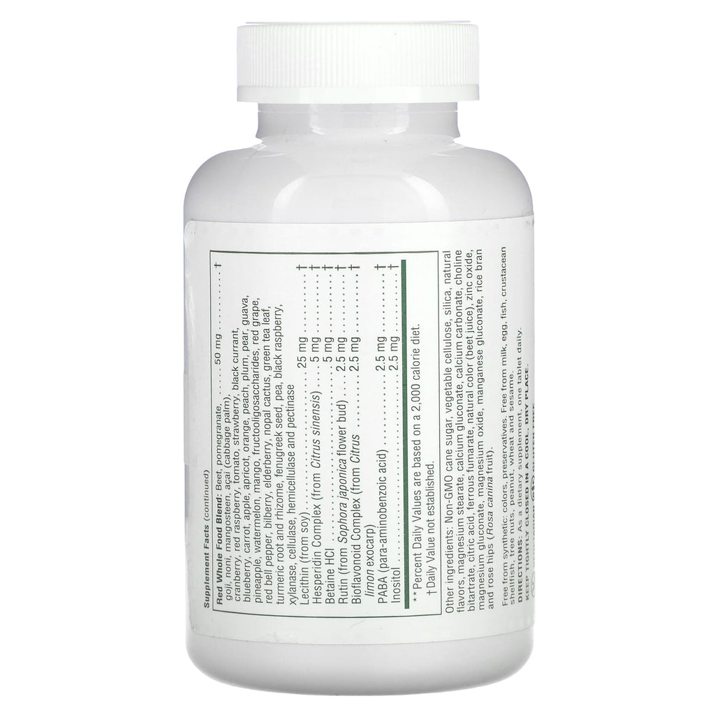 NaturesPlus, Adult's Chewable Multivitamin & Mineral, Exotic Red Berry, 90 Tablets