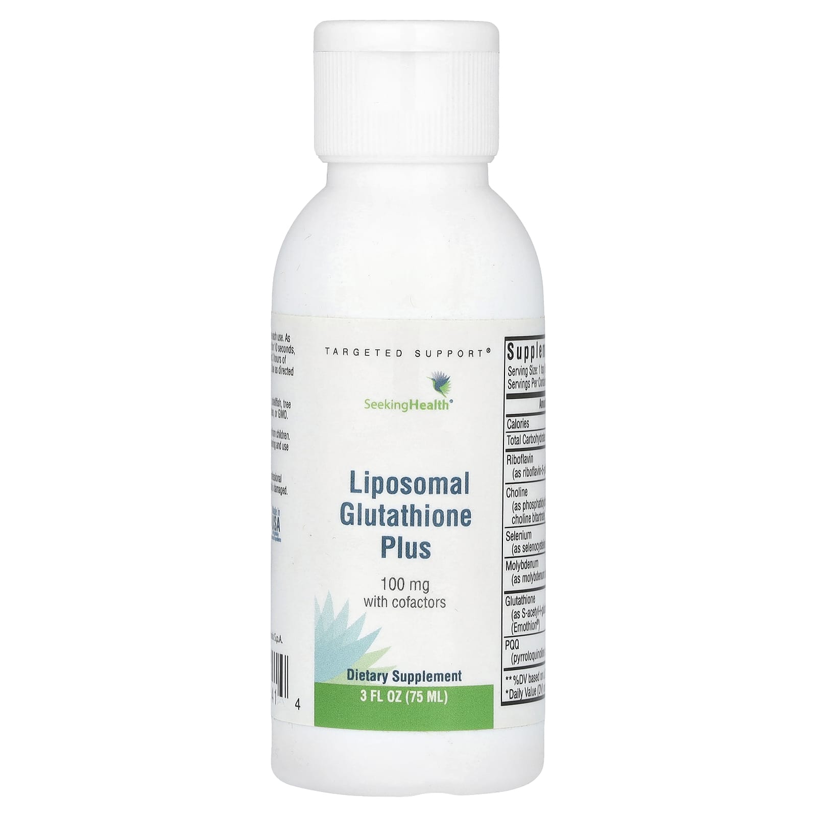 Seeking Health, Liposomal Glutathione Plus, 100 mg, 3 fl oz (75 ml) 