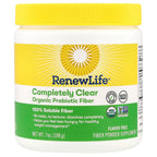 Renew Life, Completely Clear Organic Prebiotic Fiber, Unflavored , 7 oz (198 g)
